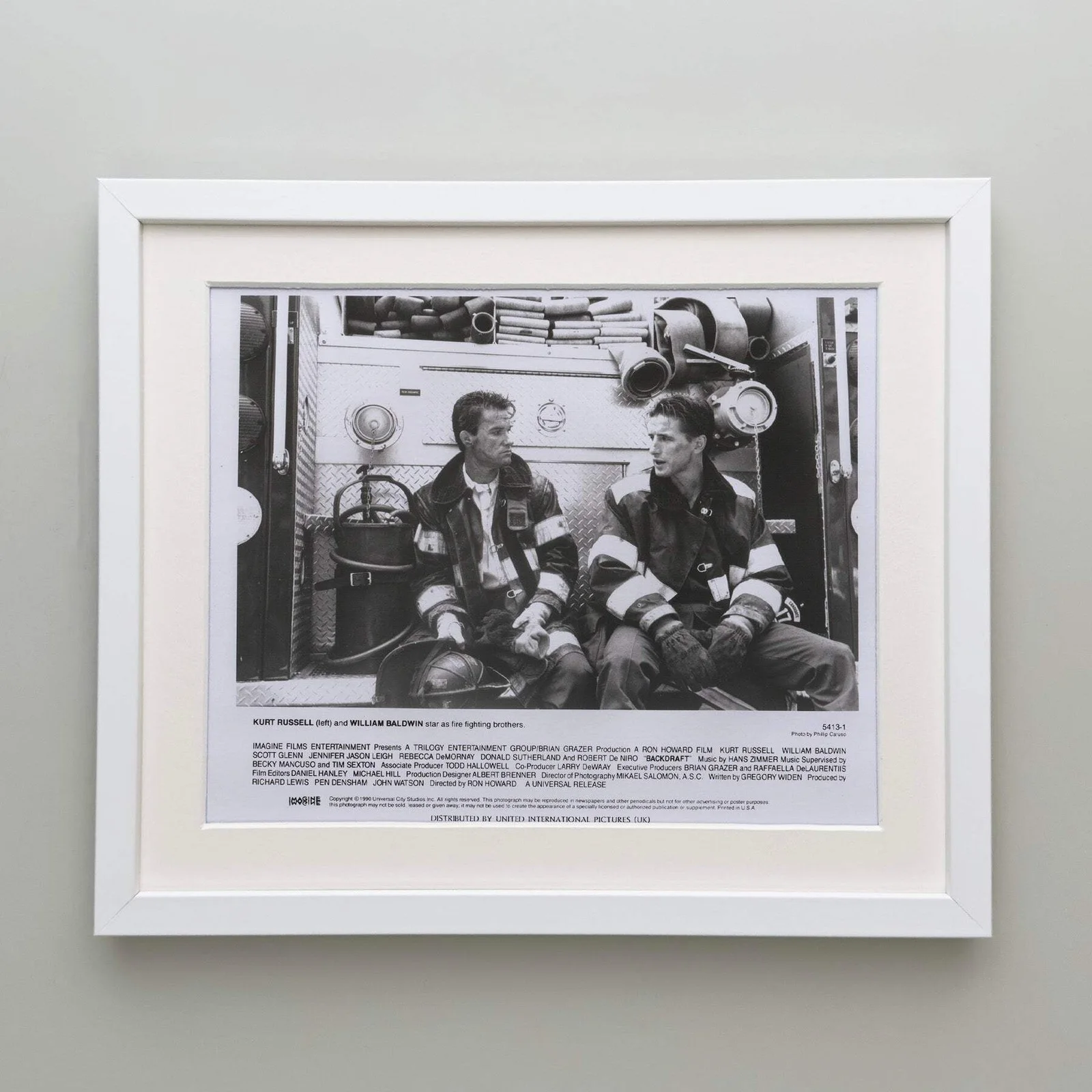 Backdraft (1990) Press Publicity Still - Framed, image 4