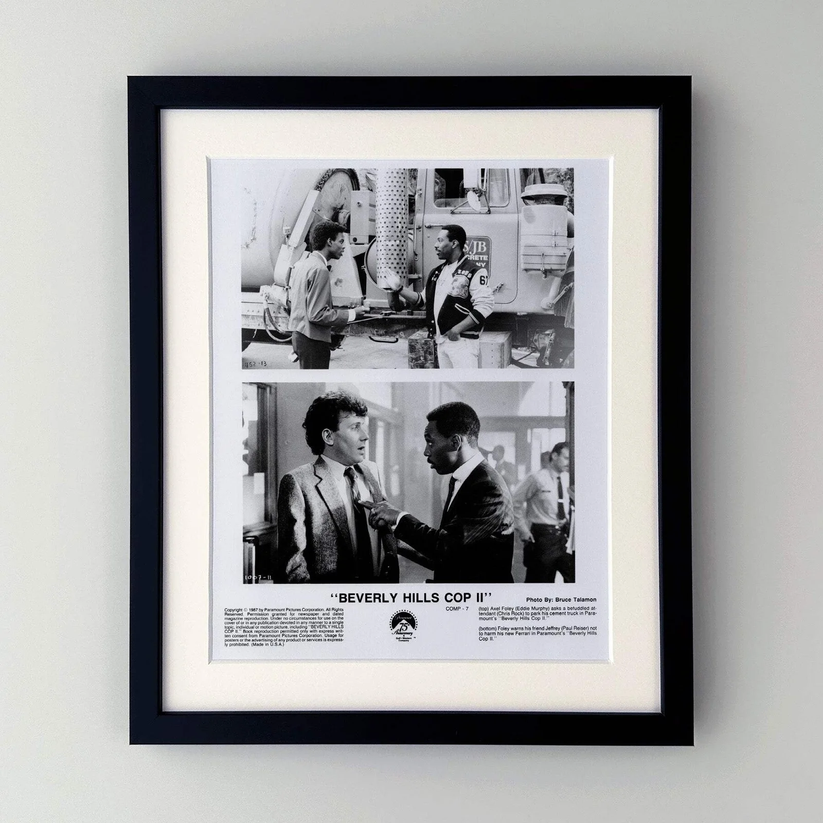 Beverly Hills Cop 2 (1987) Press Publicity Still - Framed, image 2