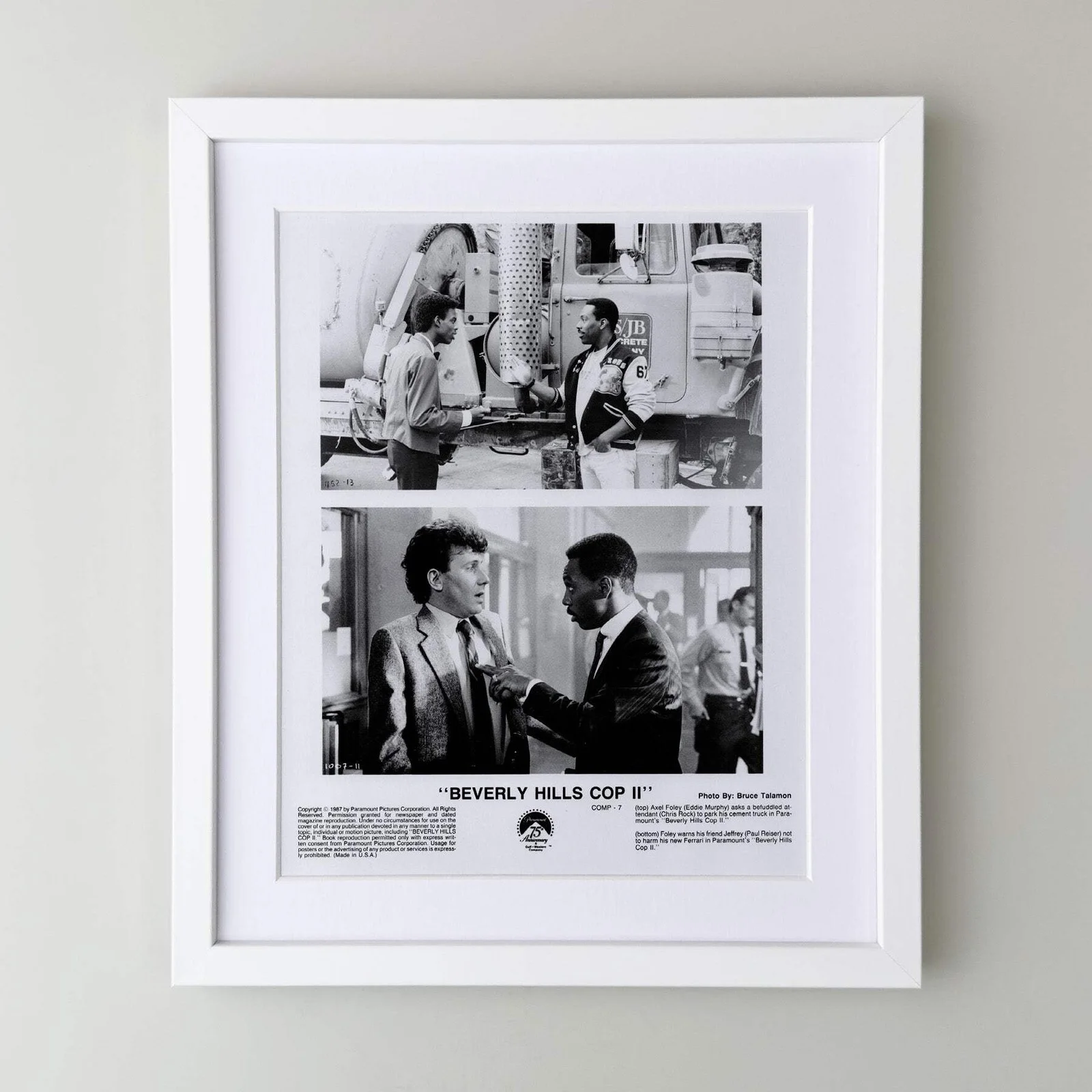 Beverly Hills Cop 2 (1987) Press Publicity Still - Framed, image 3