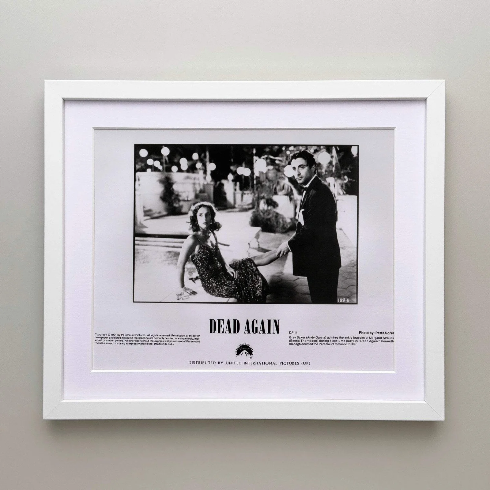 Dead Again (1991) Press Publicity Still - Framed, image 3