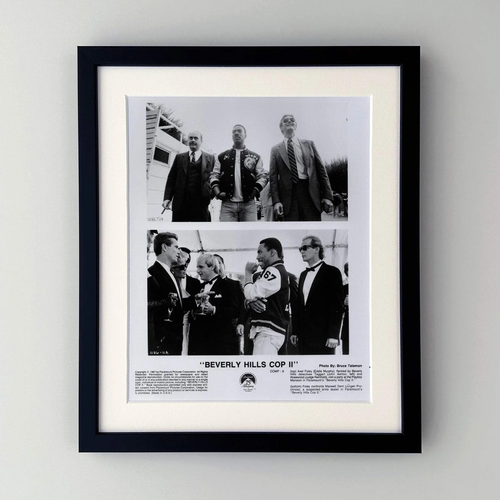 Beverly Hills Cop 2 (1987) Press Publicity Still - Framed, image 2