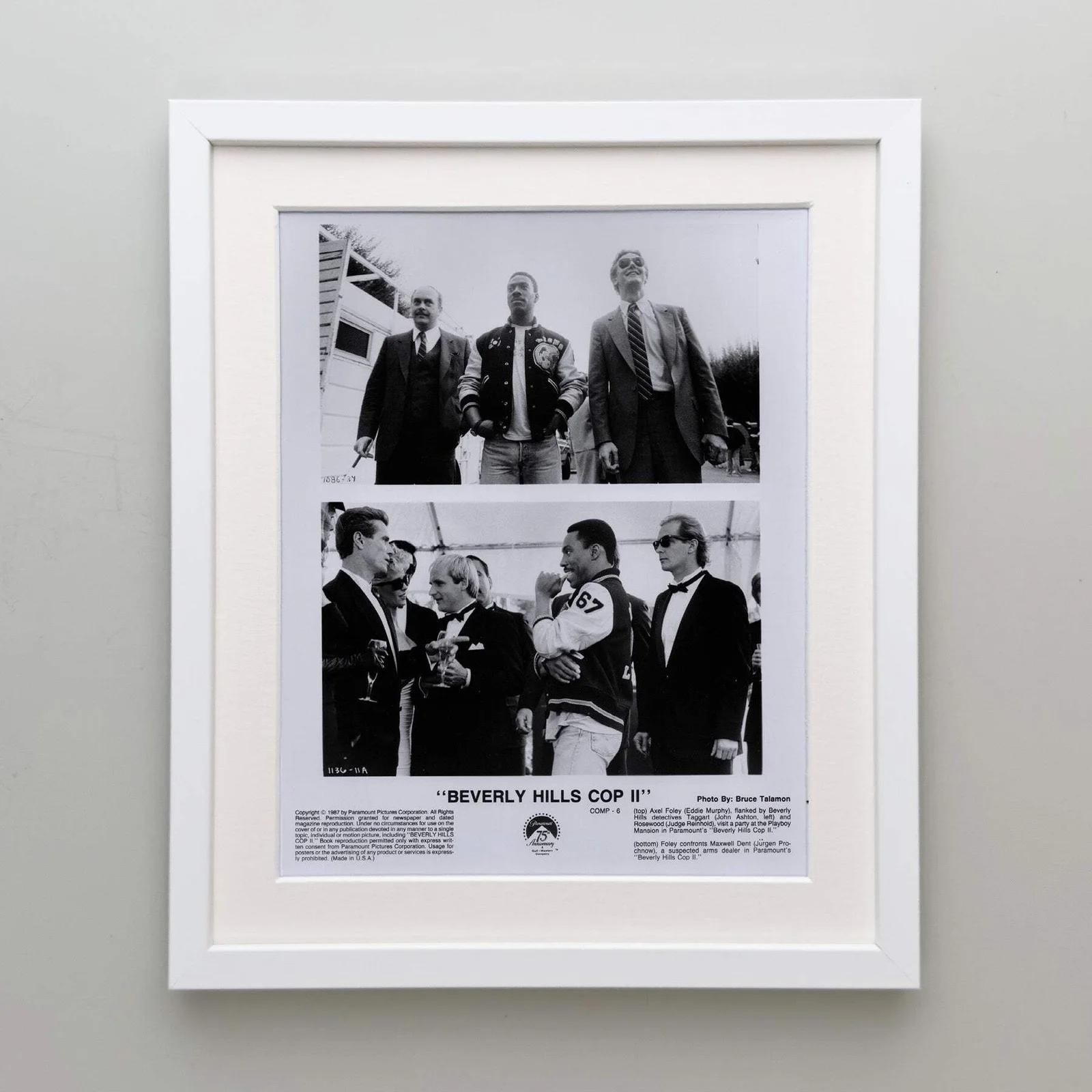 Beverly Hills Cop 2 (1987) Press Publicity Still - Framed, image 4