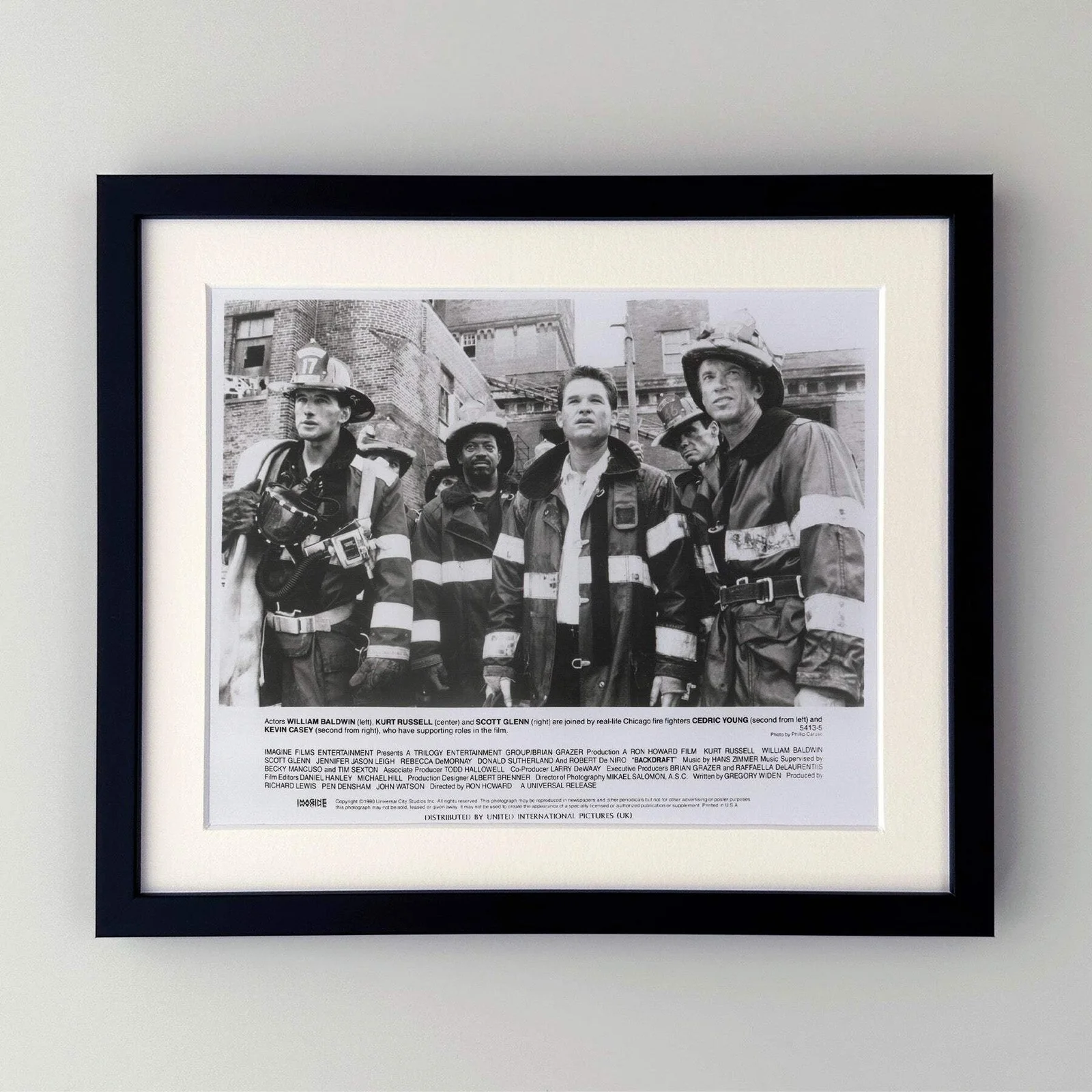 Backdraft (1990) Press Publicity Still - Framed, изображение 2