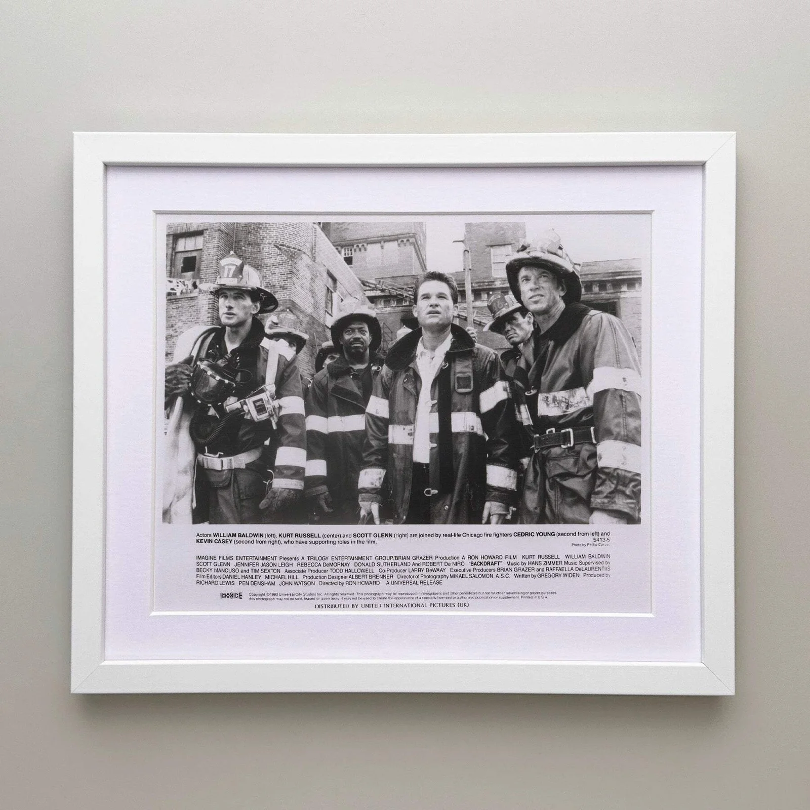 Backdraft (1990) Press Publicity Still - Framed, изображение 3