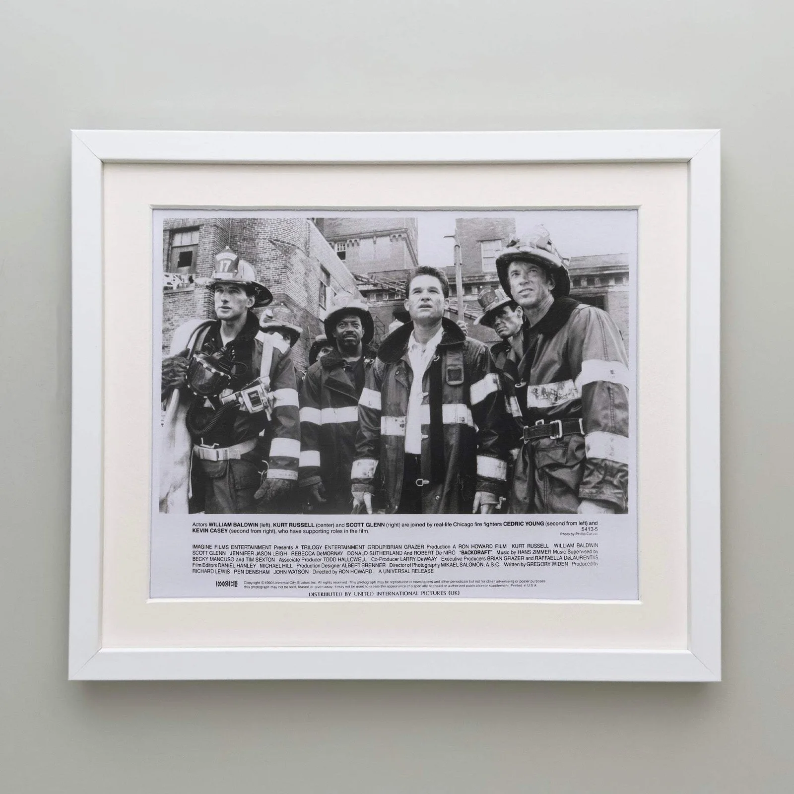 Backdraft (1990) Press Publicity Still - Framed, изображение 4