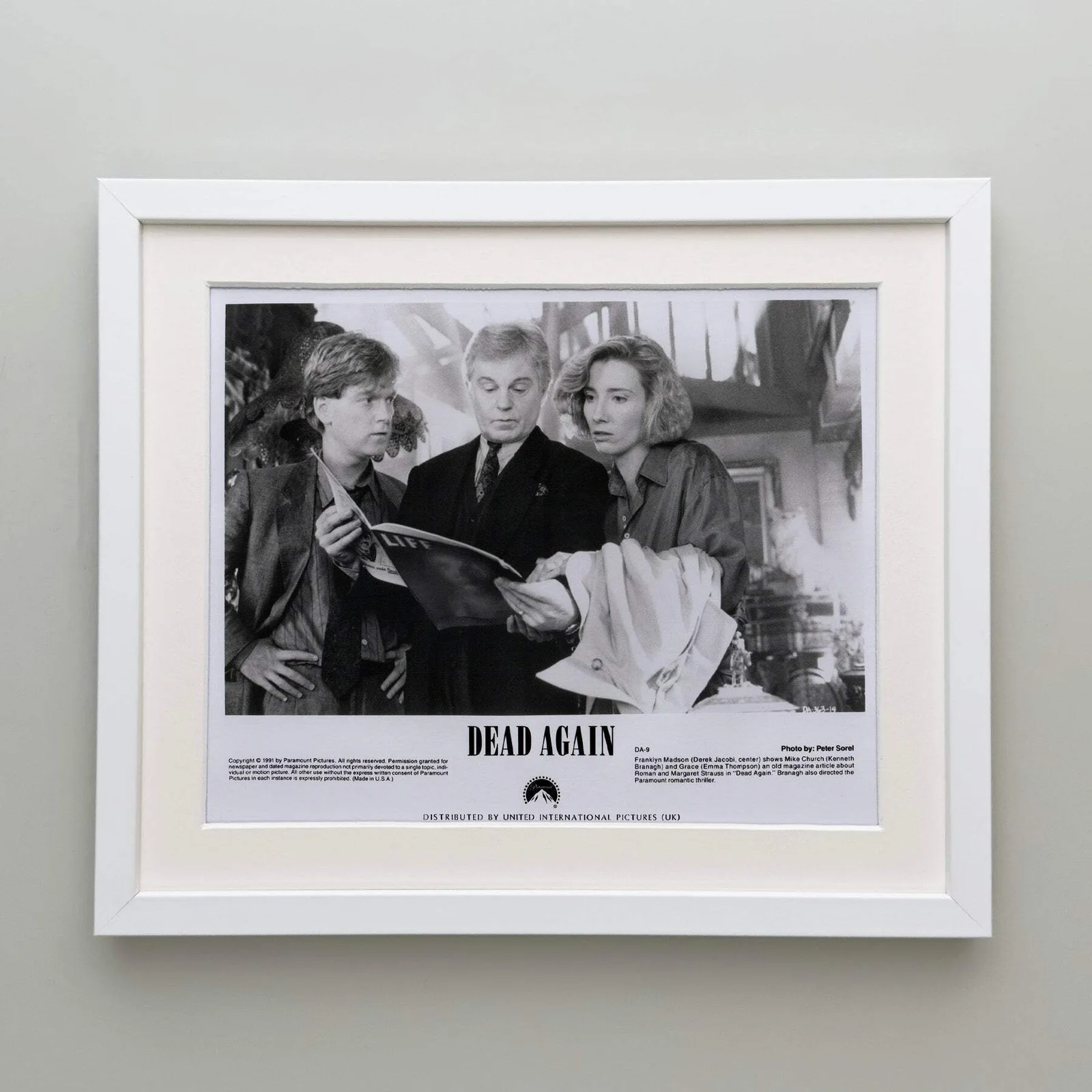 Dead Again (1991) Press Publicity Still - Framed, image 4