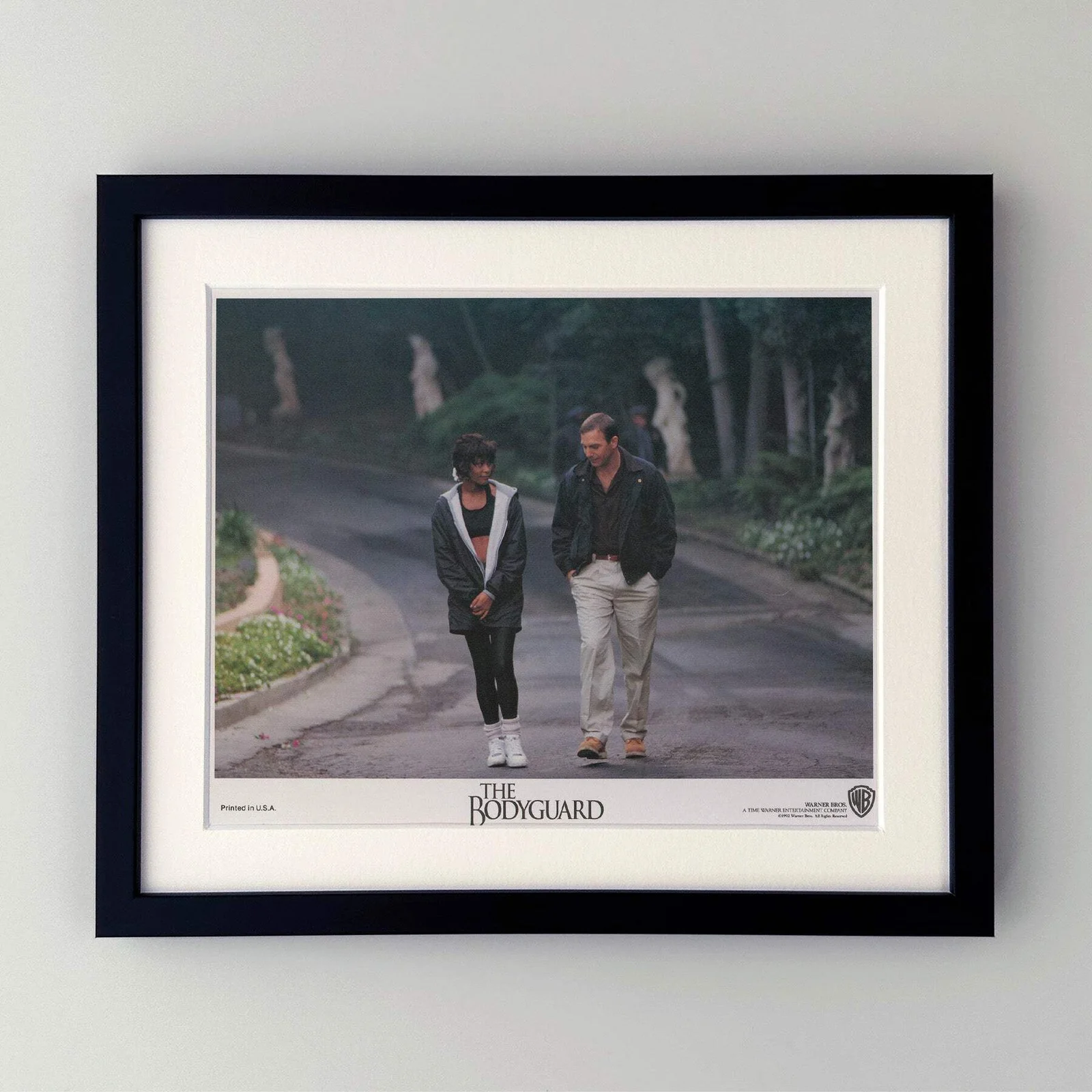 The Bodyguard (1992) Lobby Card - Framed, image 2