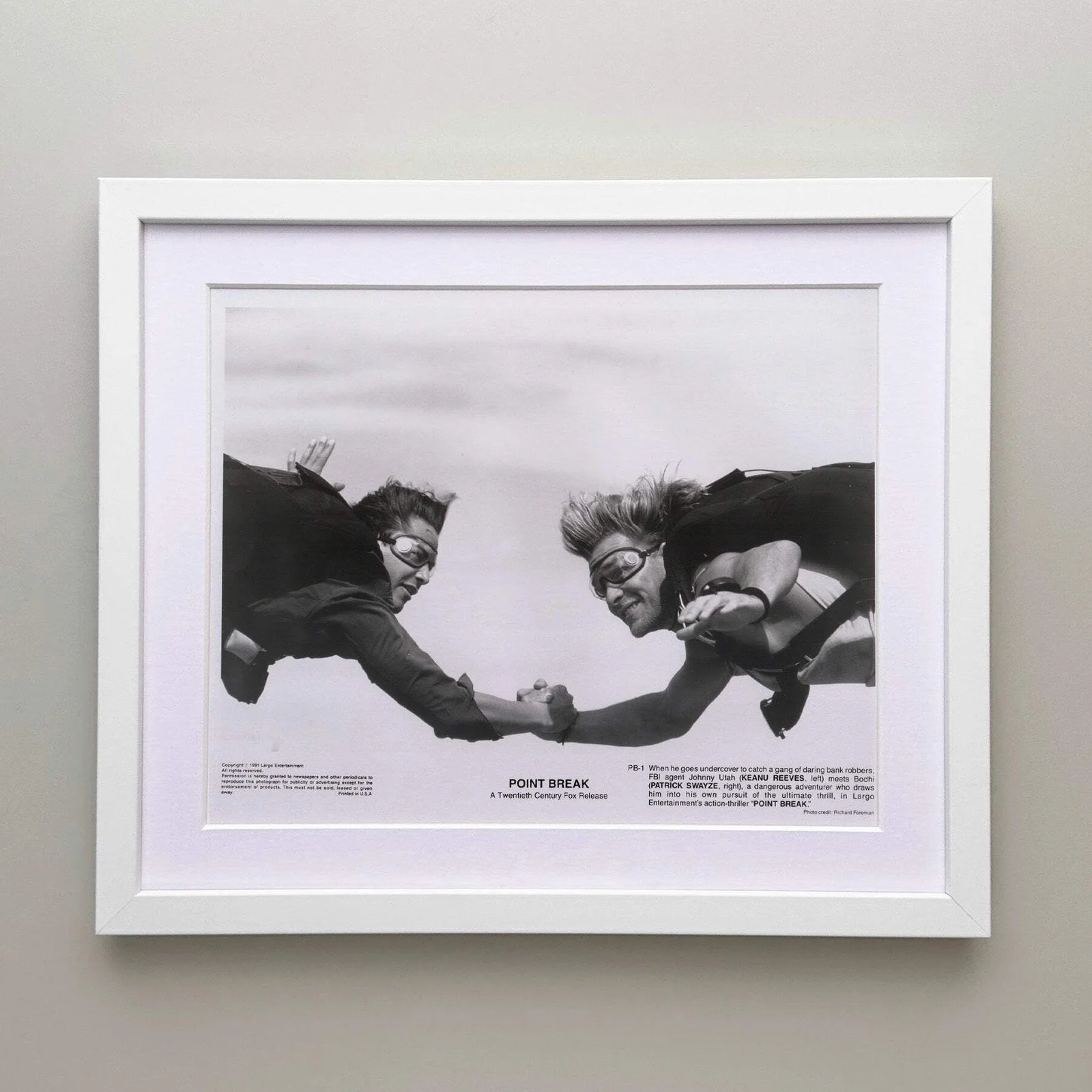 Point Break (1991) Press Publicity Still - Framed, image 3
