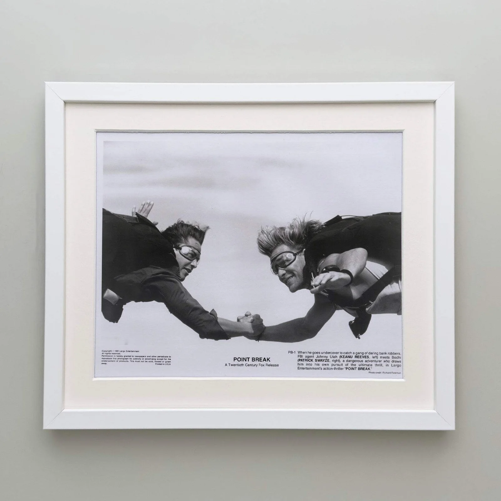 Point Break (1991) Press Publicity Still - Framed, image 4