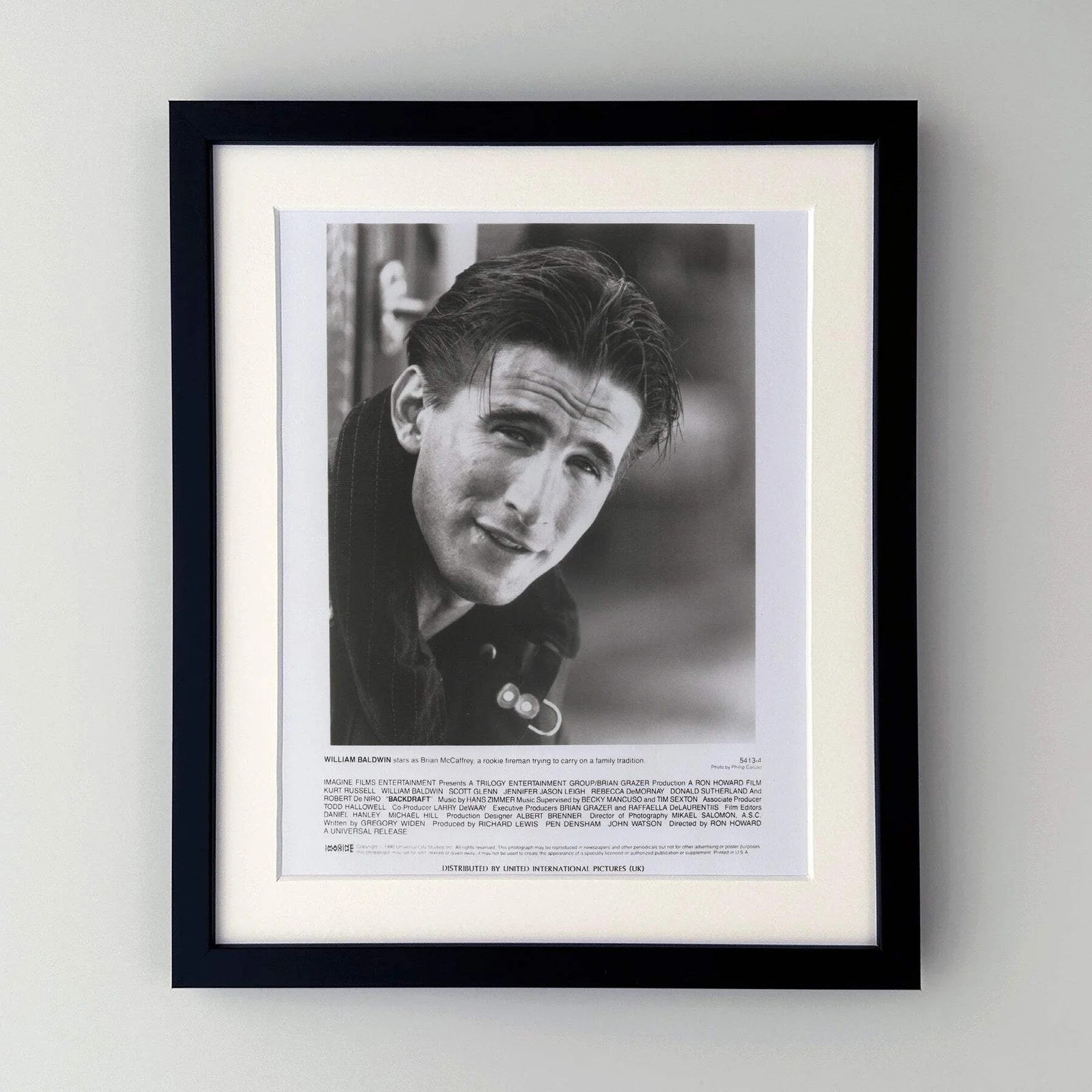 Backdraft (1990) Press Publicity Still - Framed, изображение 2