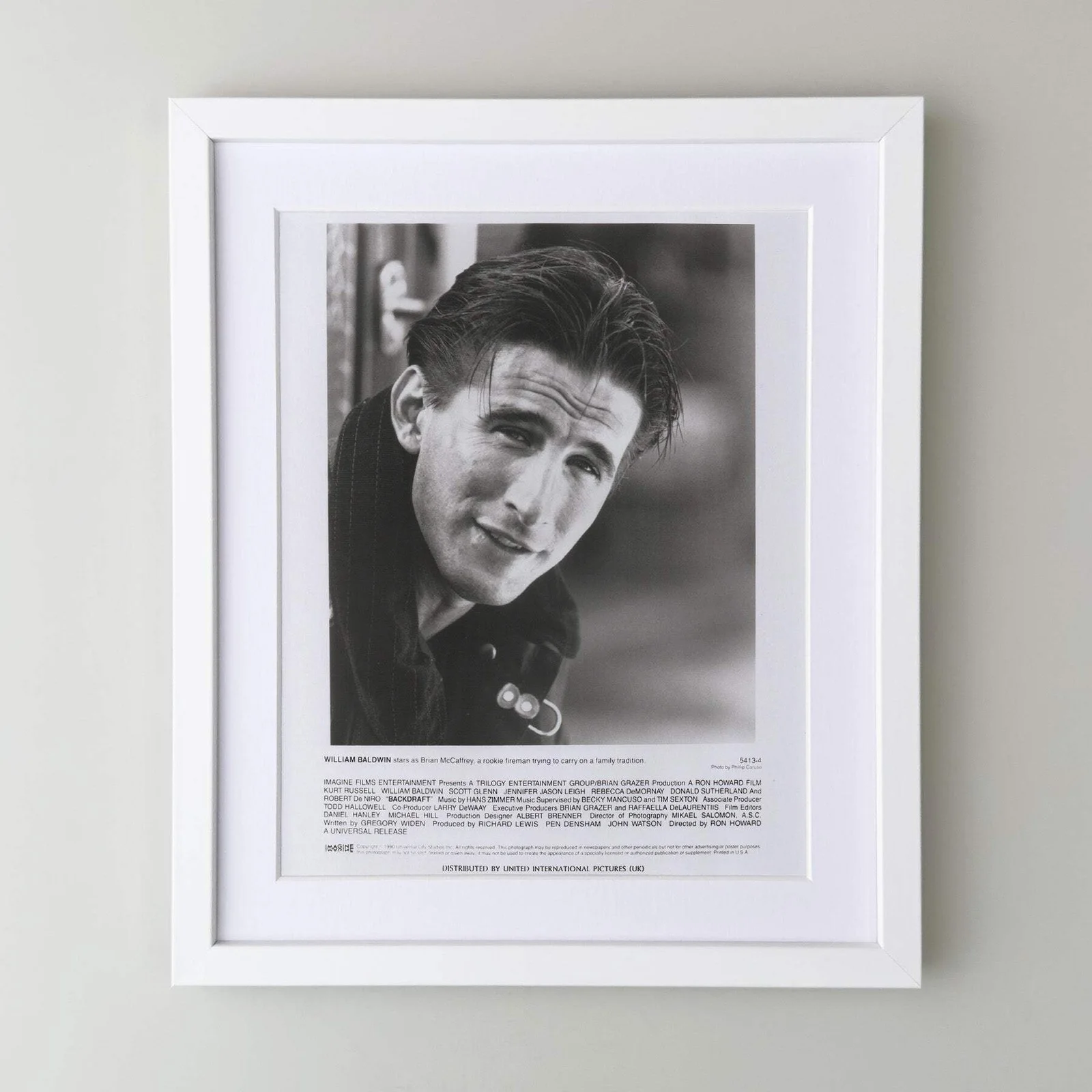 Backdraft (1990) Press Publicity Still - Framed, изображение 3