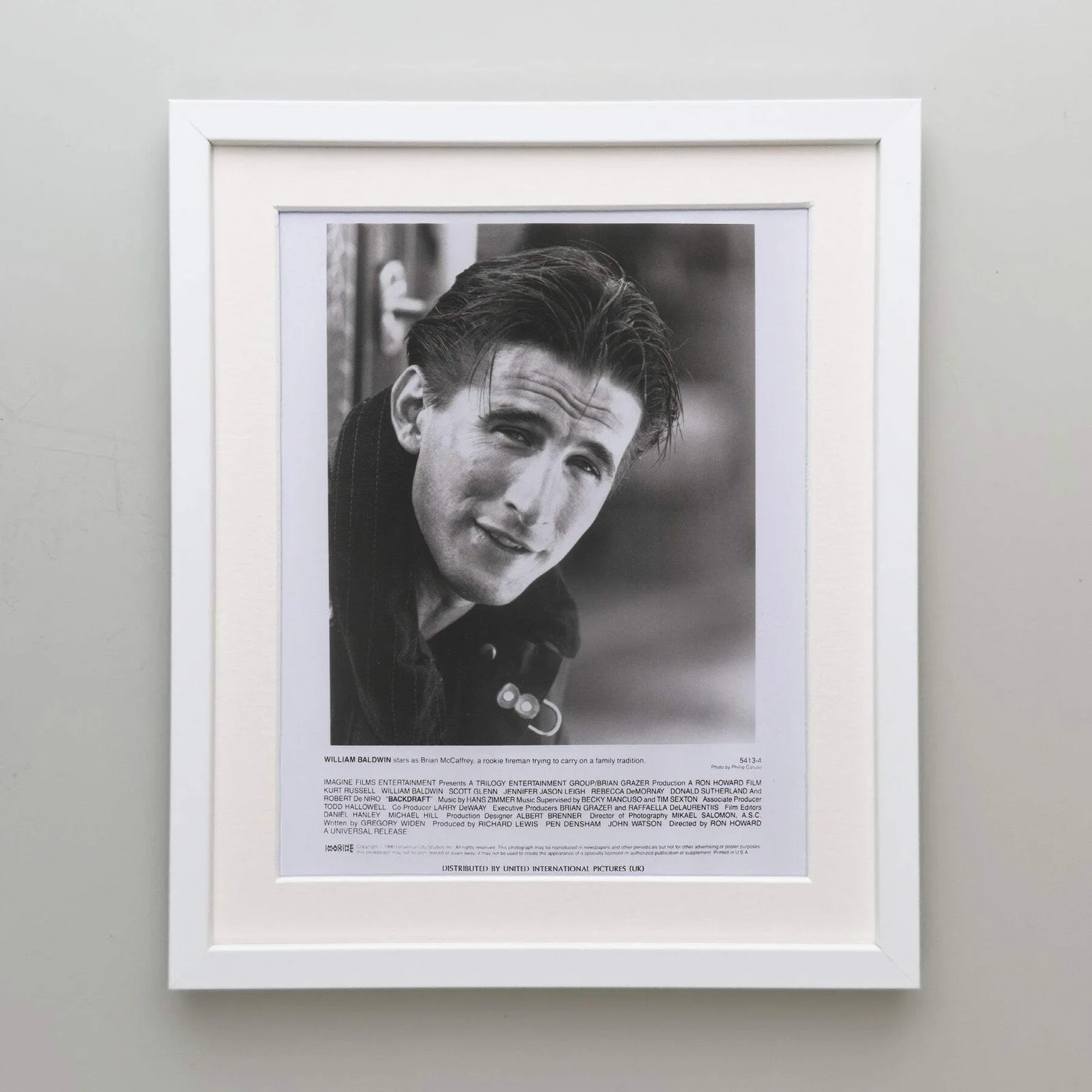 Backdraft (1990) Press Publicity Still - Framed, изображение 4