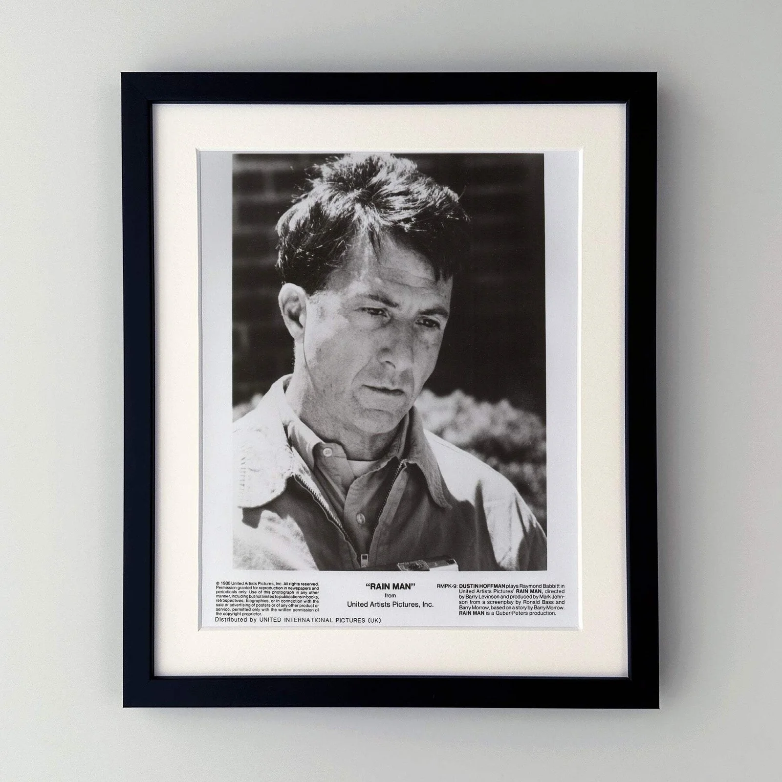 Rain Man (1988) Press Publicity Still - Framed, image 2
