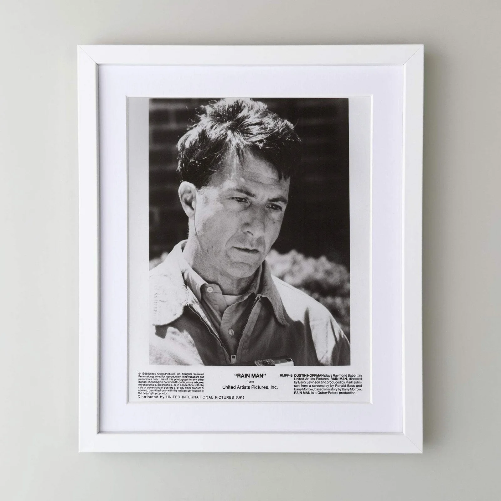 Rain Man (1988) Press Publicity Still - Framed, image 3