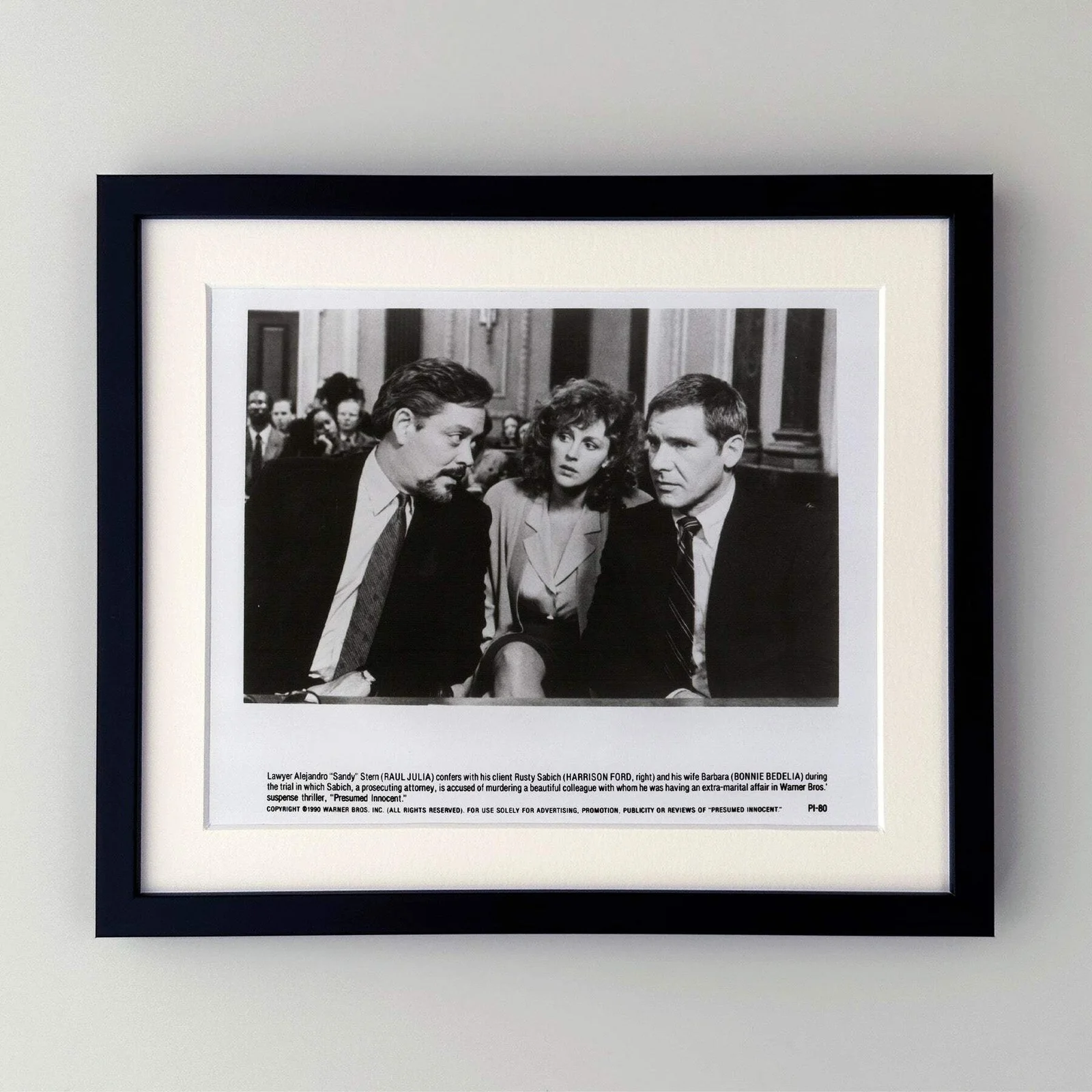 Presumed Innocent (1990) Press Publicity Still - Framed, image 2