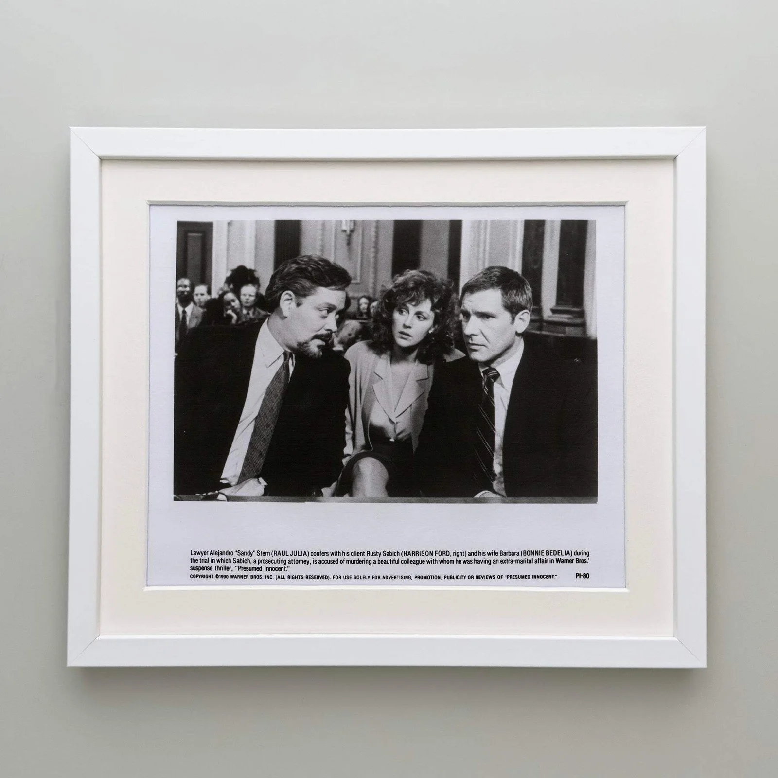 Presumed Innocent (1990) Press Publicity Still - Framed, image 4