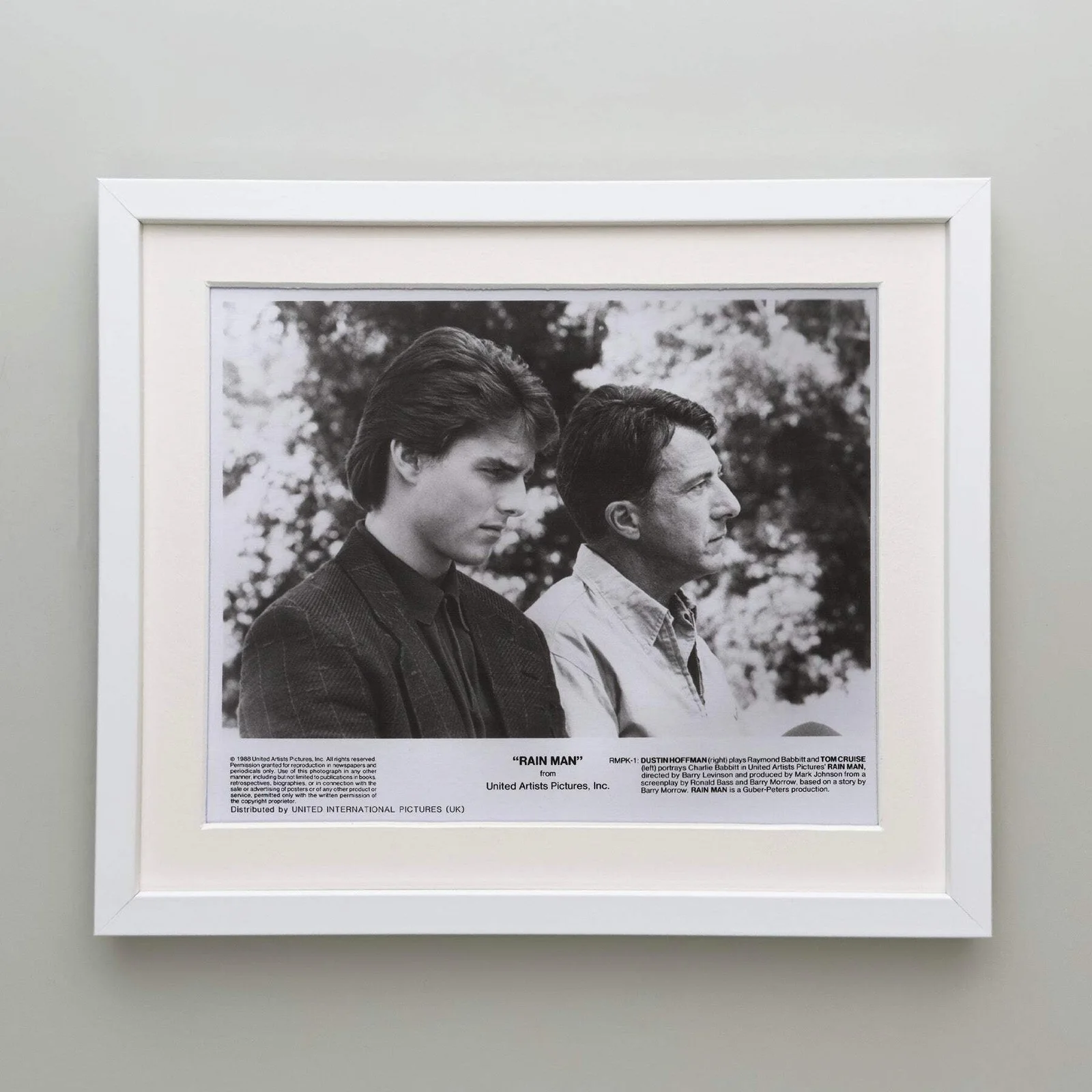 Rain Man (1988) Press Publicity Still - Framed, image 4