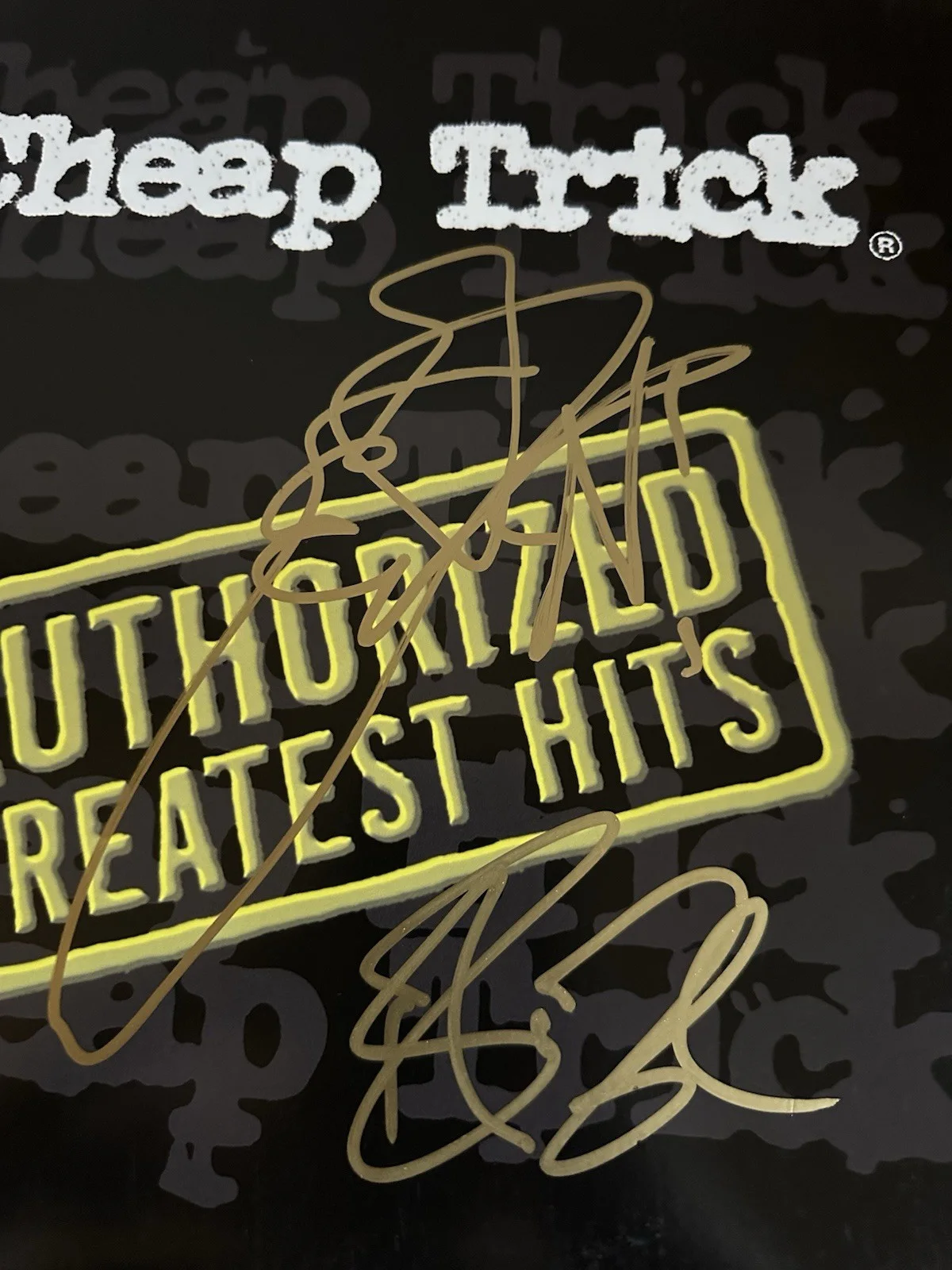ROBIN ZANDER & RICK NIELSEN SIGNED CHEAP TRICK AUTH. GREATEST HITS VINYL LP JSA, изображение 3
