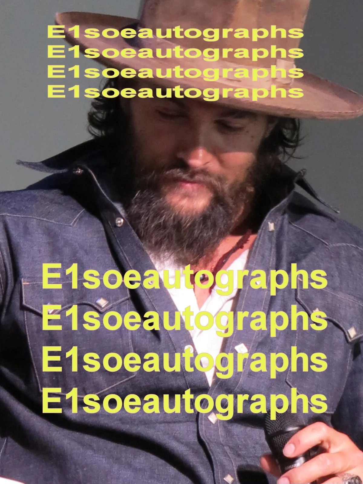 Jason momoa — Jason Momoa signed photo in person. Aquaman Justice League, Game of Thrones, изображение 3