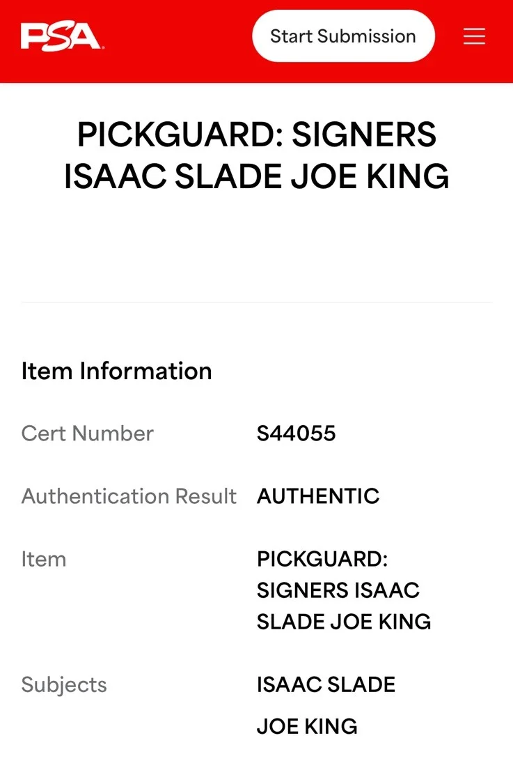 The Fray Signed Autographed Guitar - Isaac Slade & Joe King - PSA/DNA: S44055, изображение 3