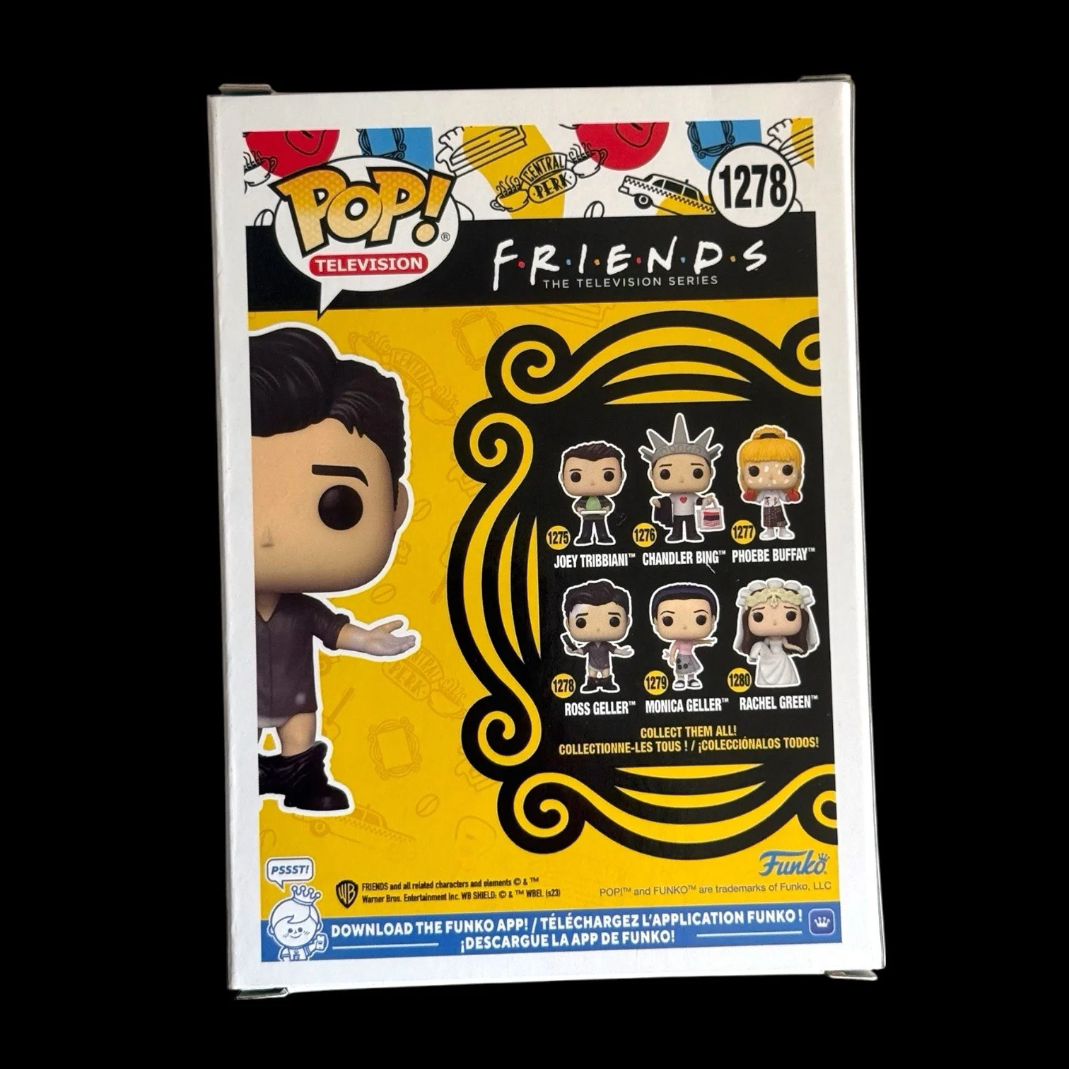 David Schwimmer Signed Ross Geller Funko Pop #1278 BAS Beckett COA Friends, изображение 3