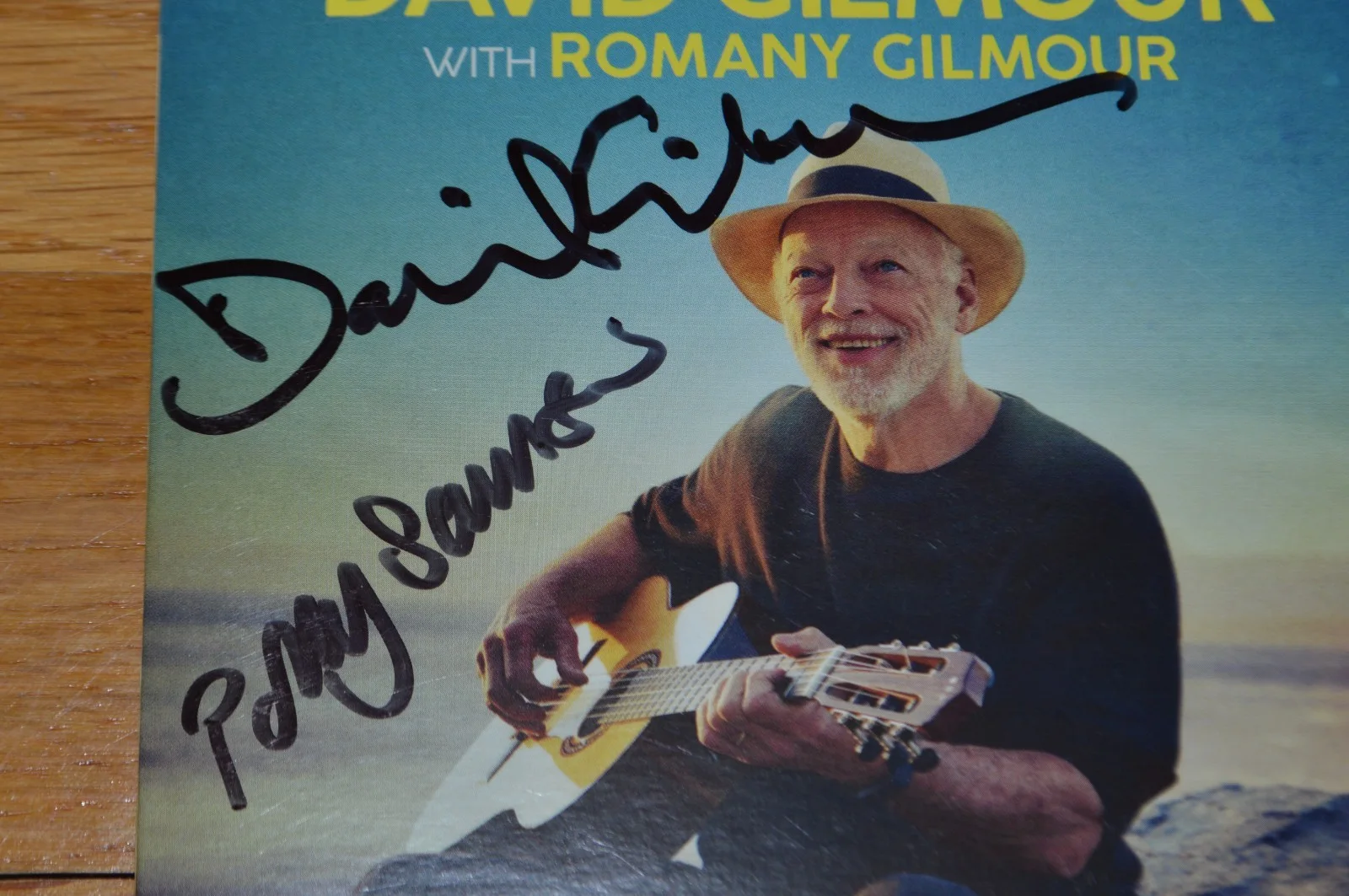 David Gilmour / Polly Samson Autographed "Yes, I Have Ghosts" CD with JSA LOA, image 3