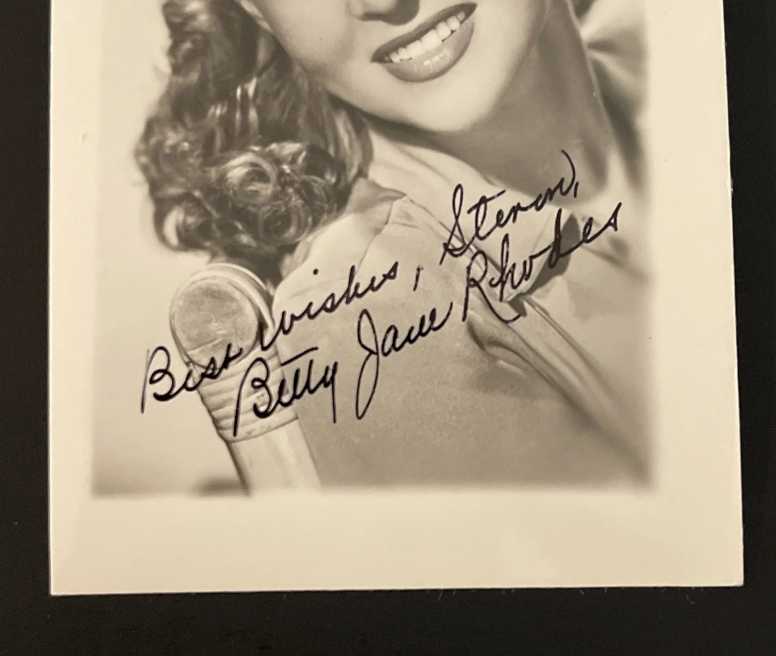 BETTY JANE RHODES 40’s Hollywood Starlet: Signed Celebrity Photo 2.5 x 4”/ KSK, изображение 2