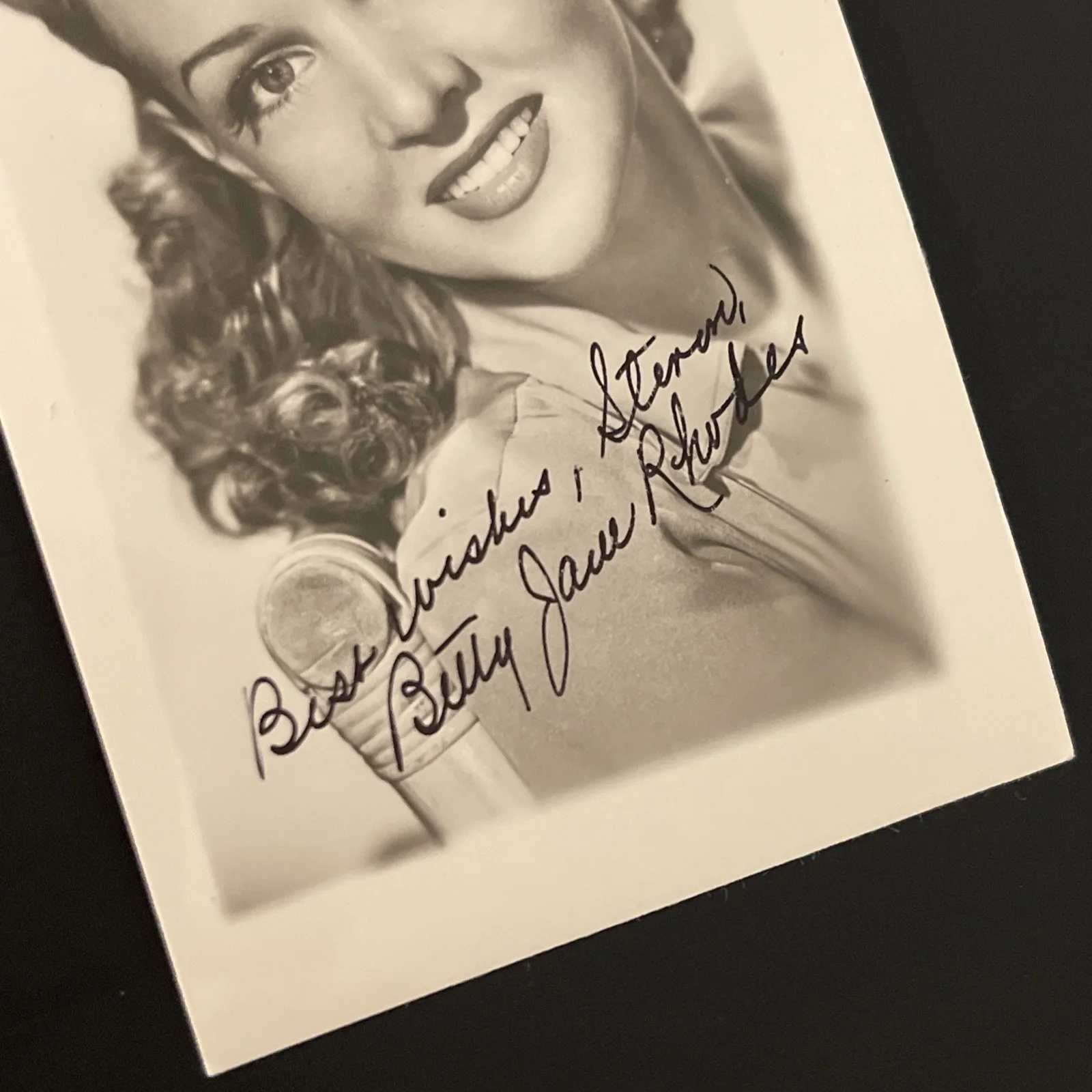 BETTY JANE RHODES 40’s Hollywood Starlet: Signed Celebrity Photo 2.5 x 4”/ KSK, изображение 4