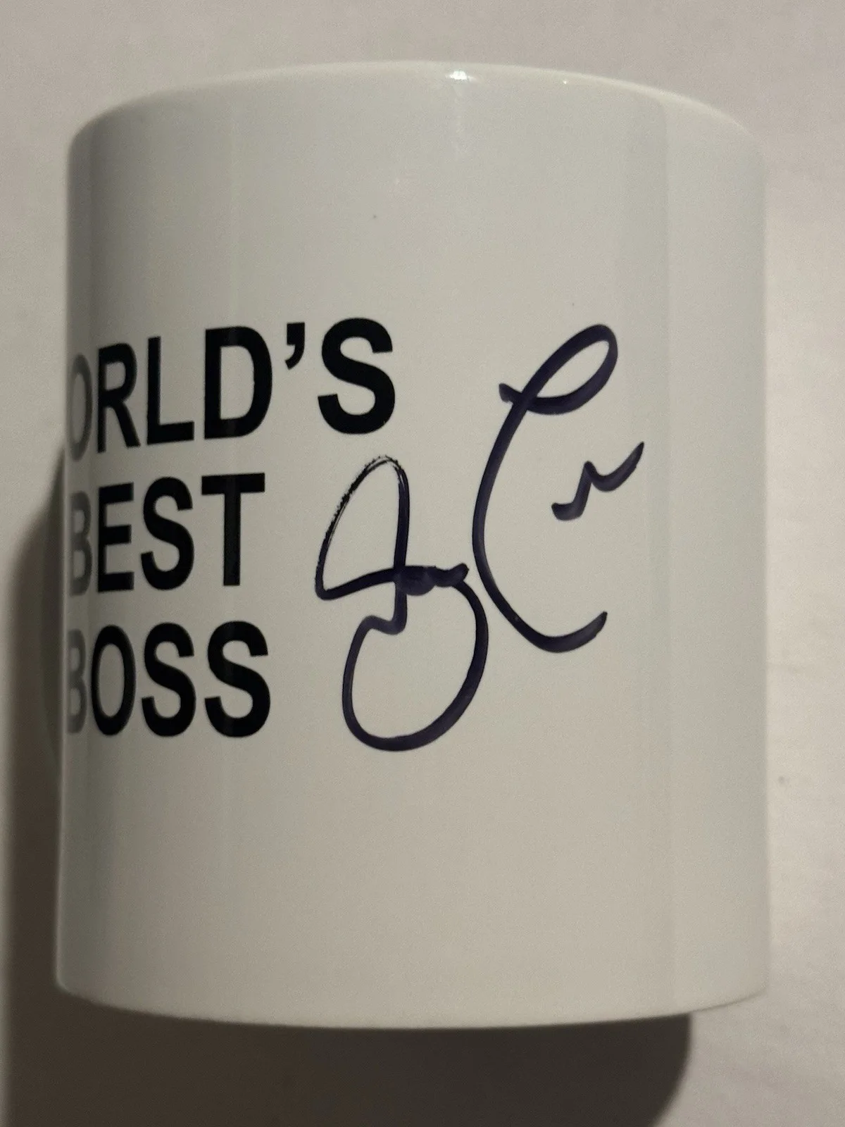Steve Carrell — STEVE CARELL HAND SIGNED AUTOGRAPHED WORLDS BEST BOSS MUG MICHAEL THE OFFICE COA, изображение 2