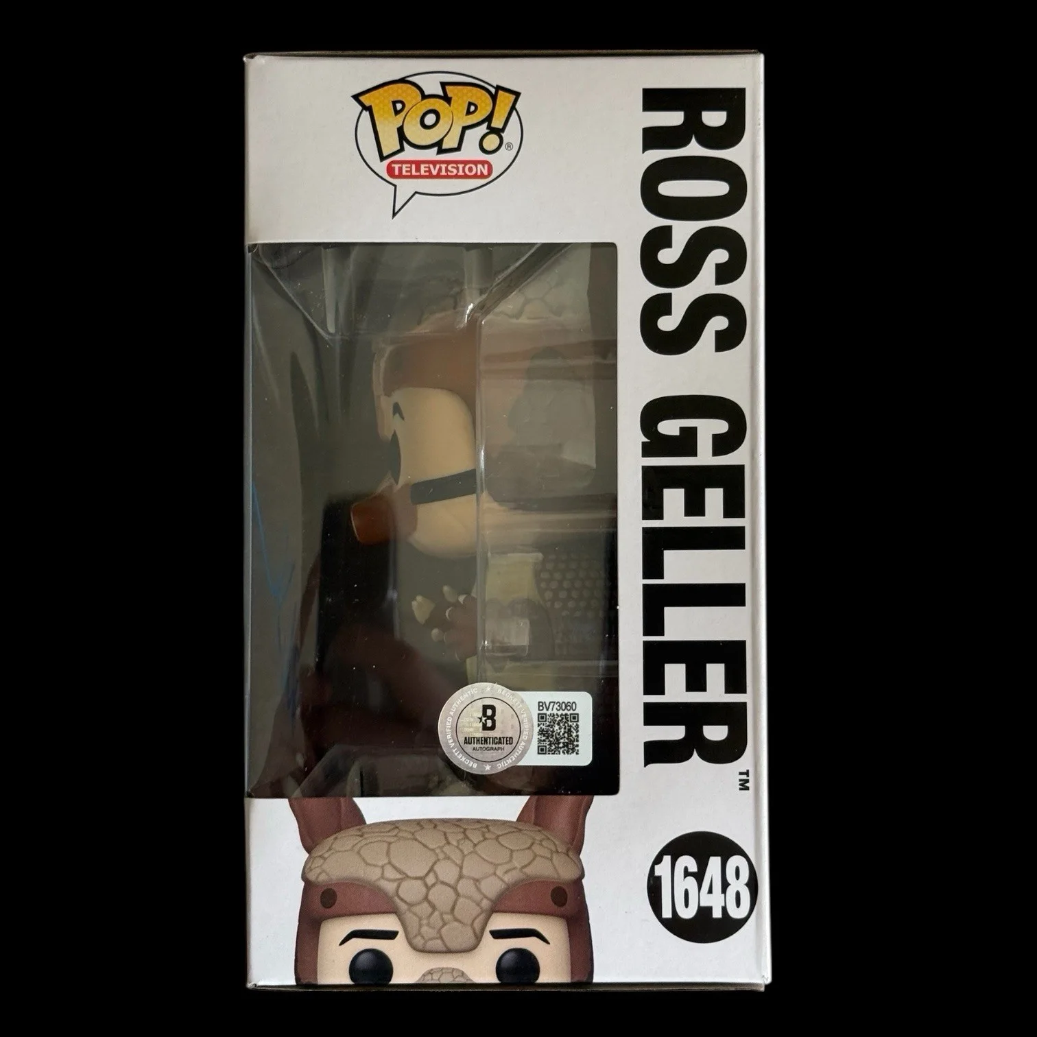 David Schwimmer Signed Ross Geller Funko Pop #1648 BAS Beckett COA Friends, изображение 2