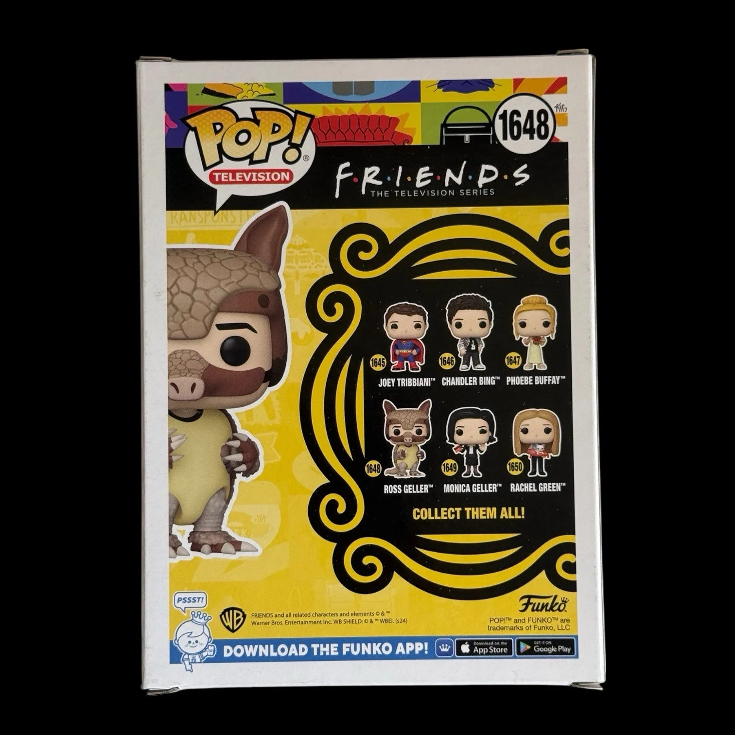 David Schwimmer Signed Ross Geller Funko Pop #1648 BAS Beckett COA Friends, изображение 3