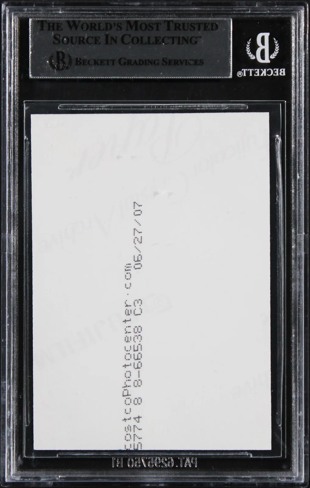 Al Lampert — Al Lampert Star Wars Authentic Signed Custom Trading Card BAS Slabbed, image 2