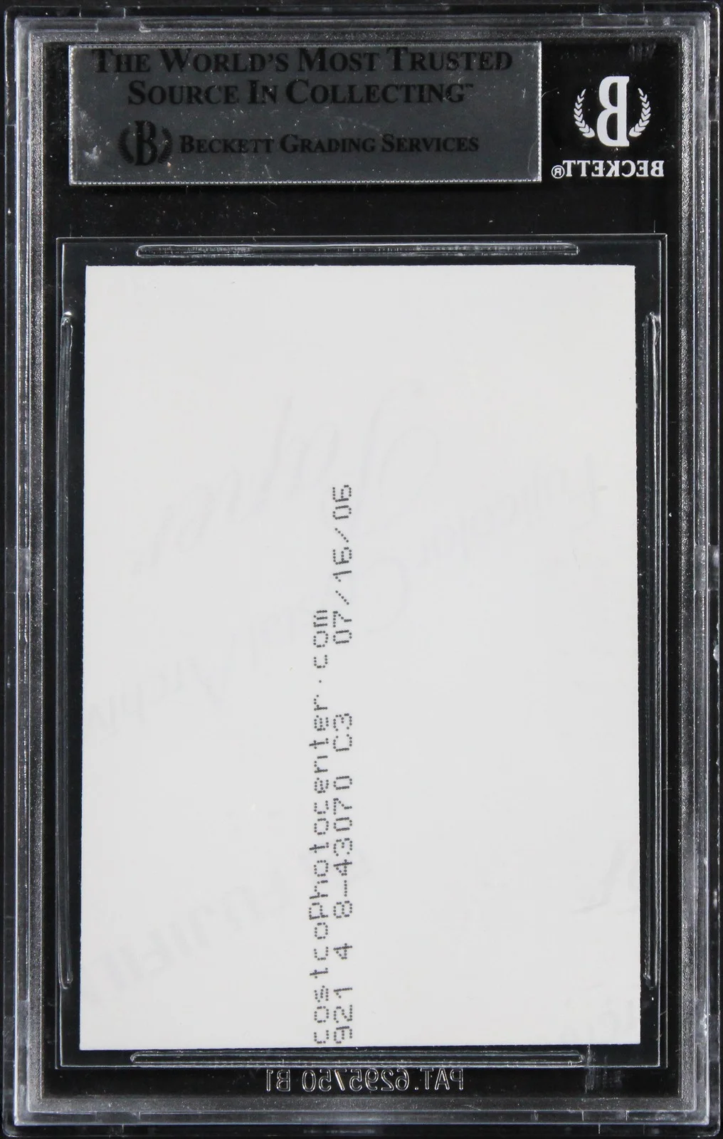 Terry McGovern — Terry McGovern Star Wars Authentic Signed Custom Trading Card BAS Slabbed, image 2
