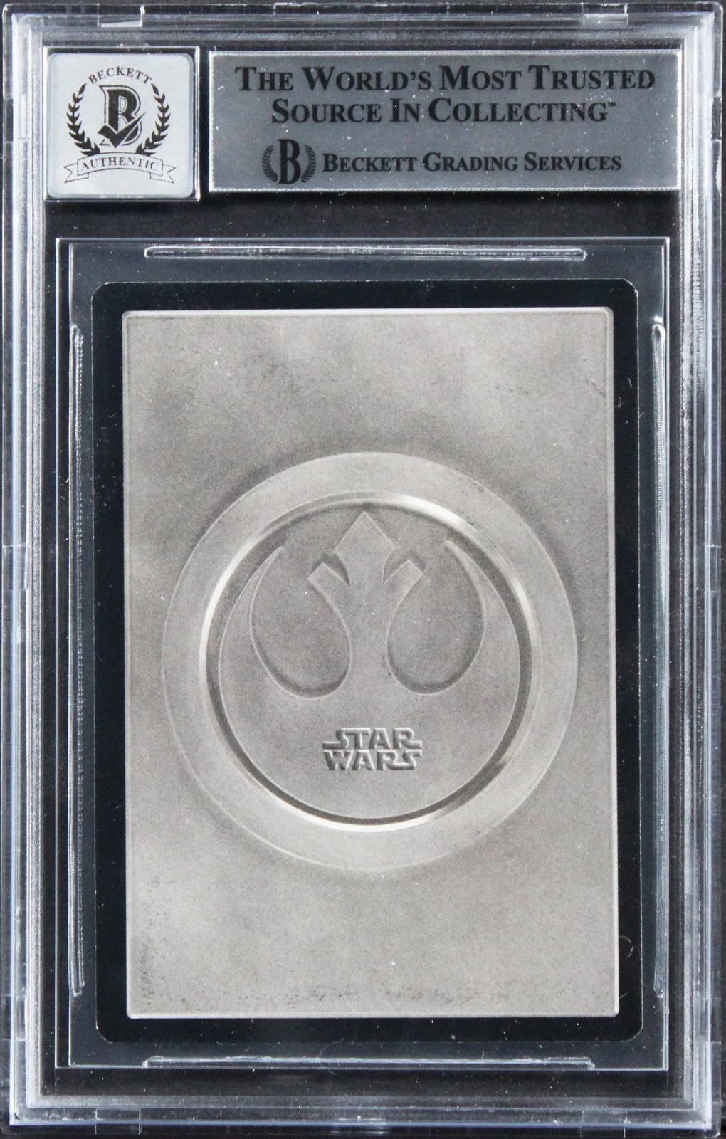 Paul Huston, Ease Owyeung, Charlie Bailey — (3) Huston +2 Signed 2000 Star Wars Death Star II #123 Card Auto 10! BAS Slabbed, image 2