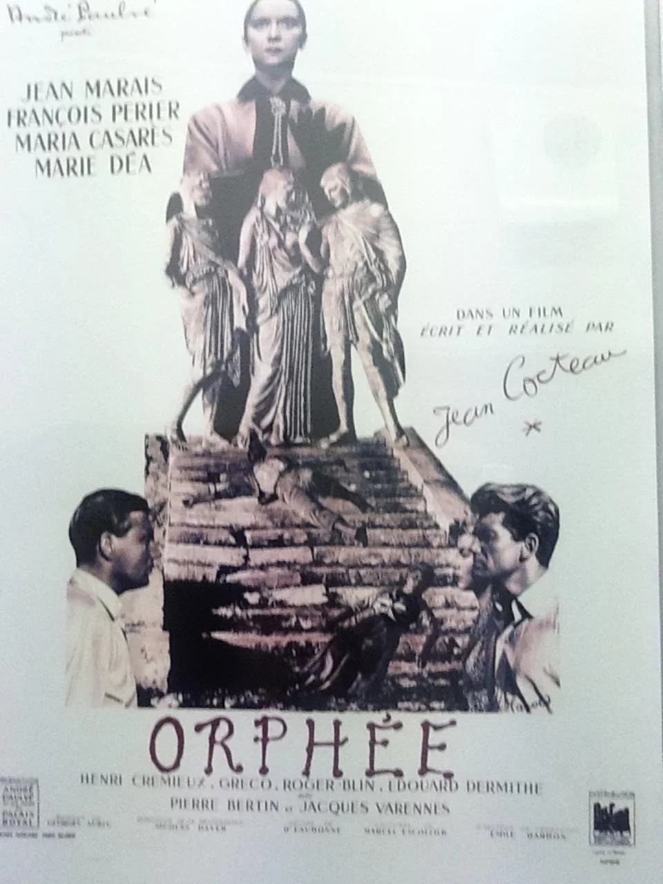 Jean Cocteau Orphée Film Poster 17x11 Card Repro French Cinema early 2000s, изображение 2