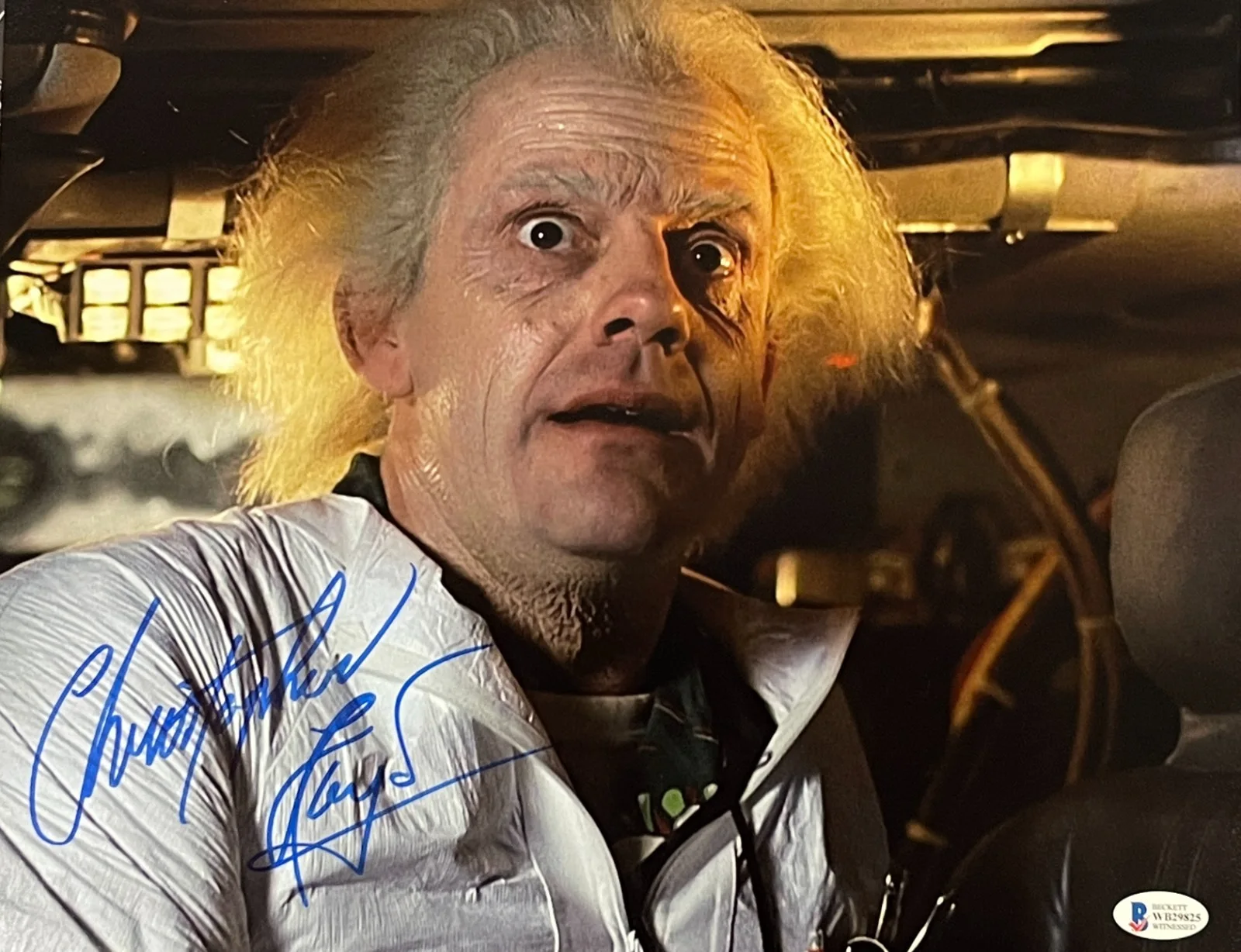 Christopher Lloyd — Christopher Lloyd Signed 11x14 Photo Back to the Future Autograph Proof Beckett