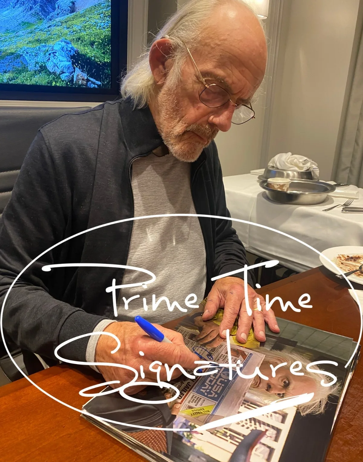 Christopher Lloyd — Christopher Lloyd Signed 11x14 Photo Back to the Future Autograph Proof Beckett, изображение 2