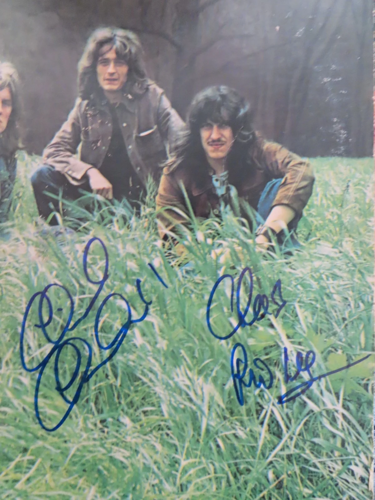 TEN YEARS AFTER signed A SPACE IN TIME Record COA "I'd Love to Change the World", image 3