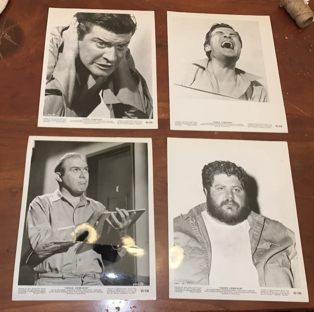 Constance Towers — Shock Corridor Publicity Photo Lot (13) Sam Fuller Constance Tower James Best, изображение 2