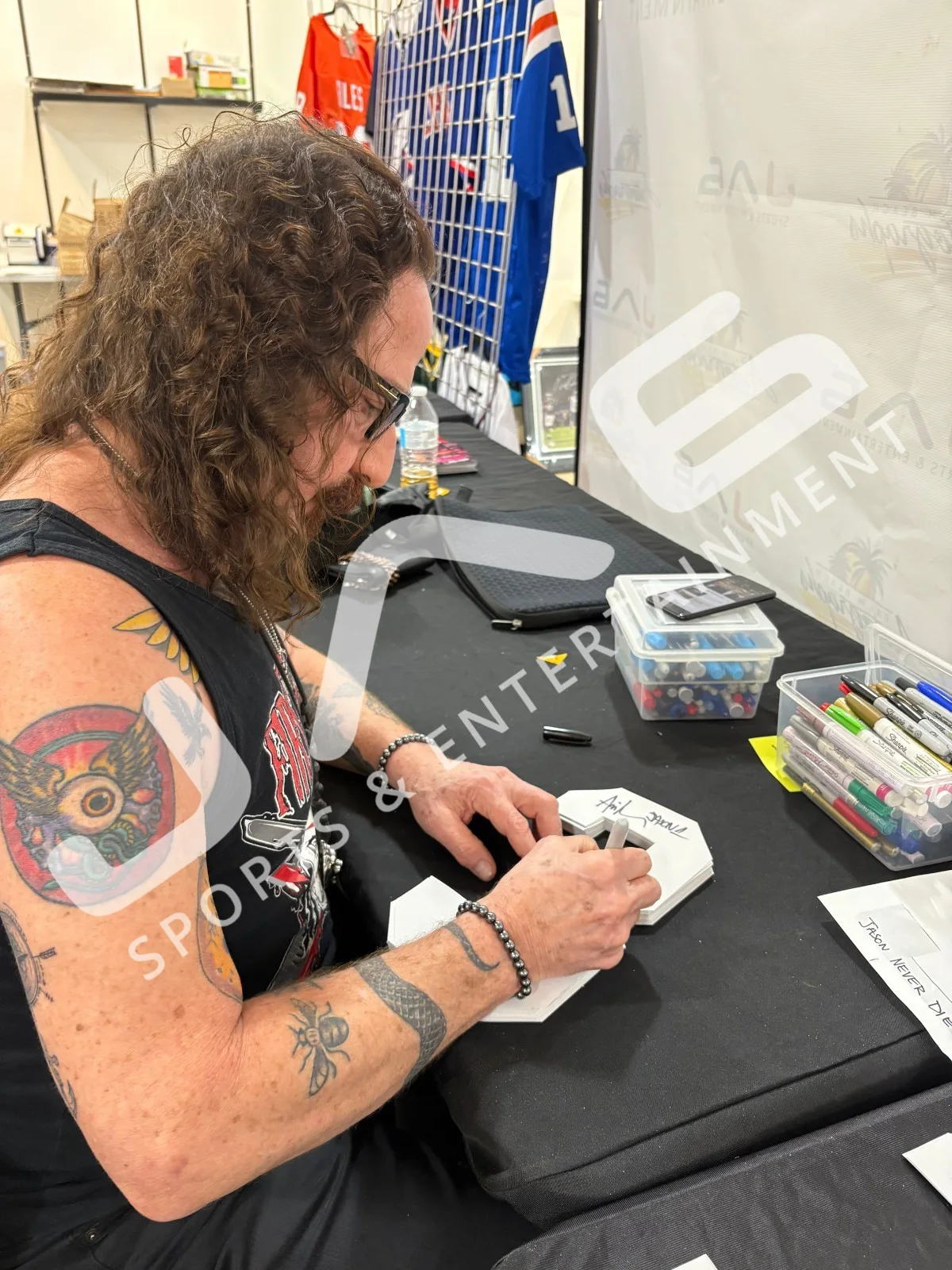 Douglas Tait, Kane Hodder, Ari Lehman — Hodder Tait Lehman autographed signed inscribed Jason Friday the 13th Jersey JSA, изображение 5