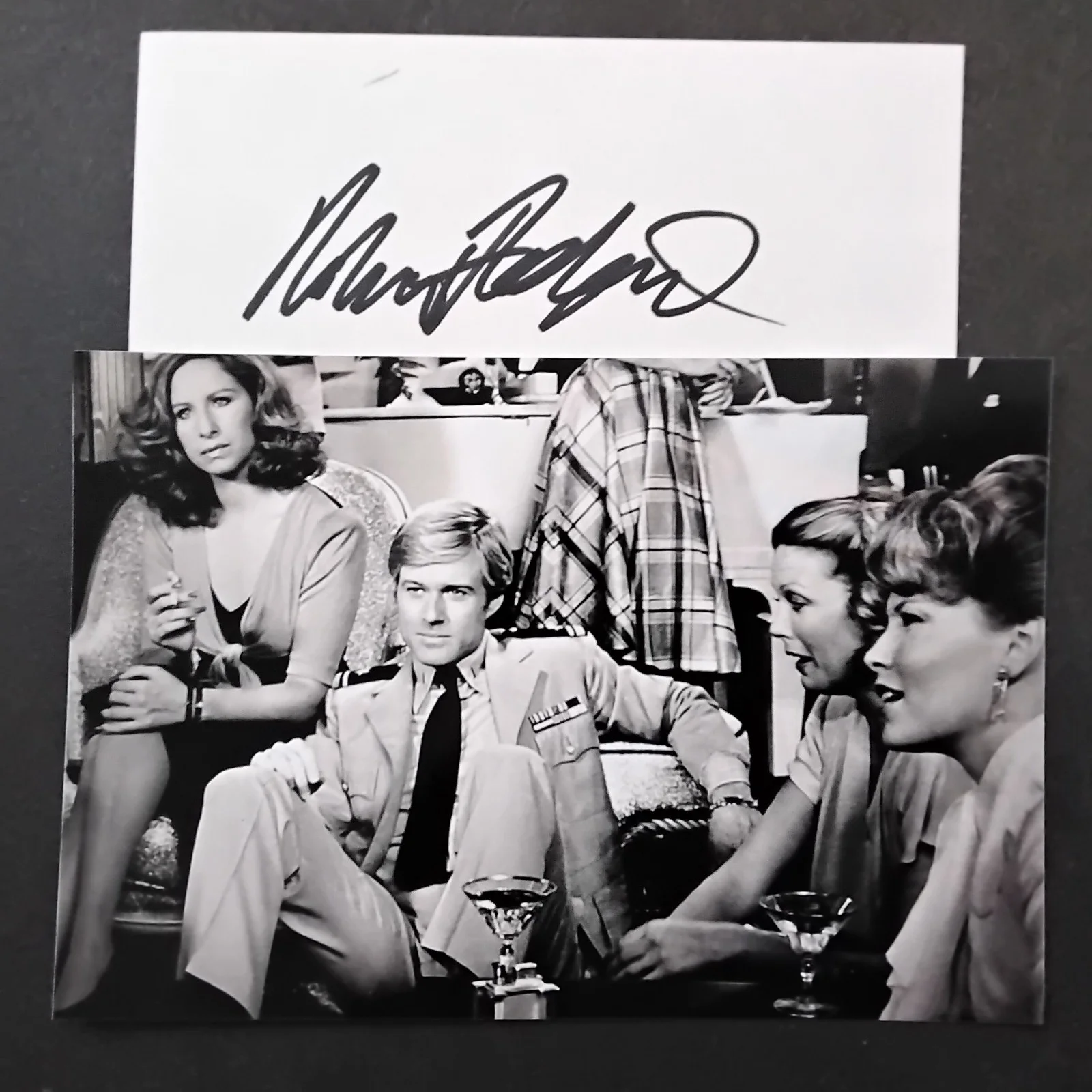 Robert Redford SIGNED Card Photo Movie Actor Way We Were The Sting Sundance Kid, изображение 2