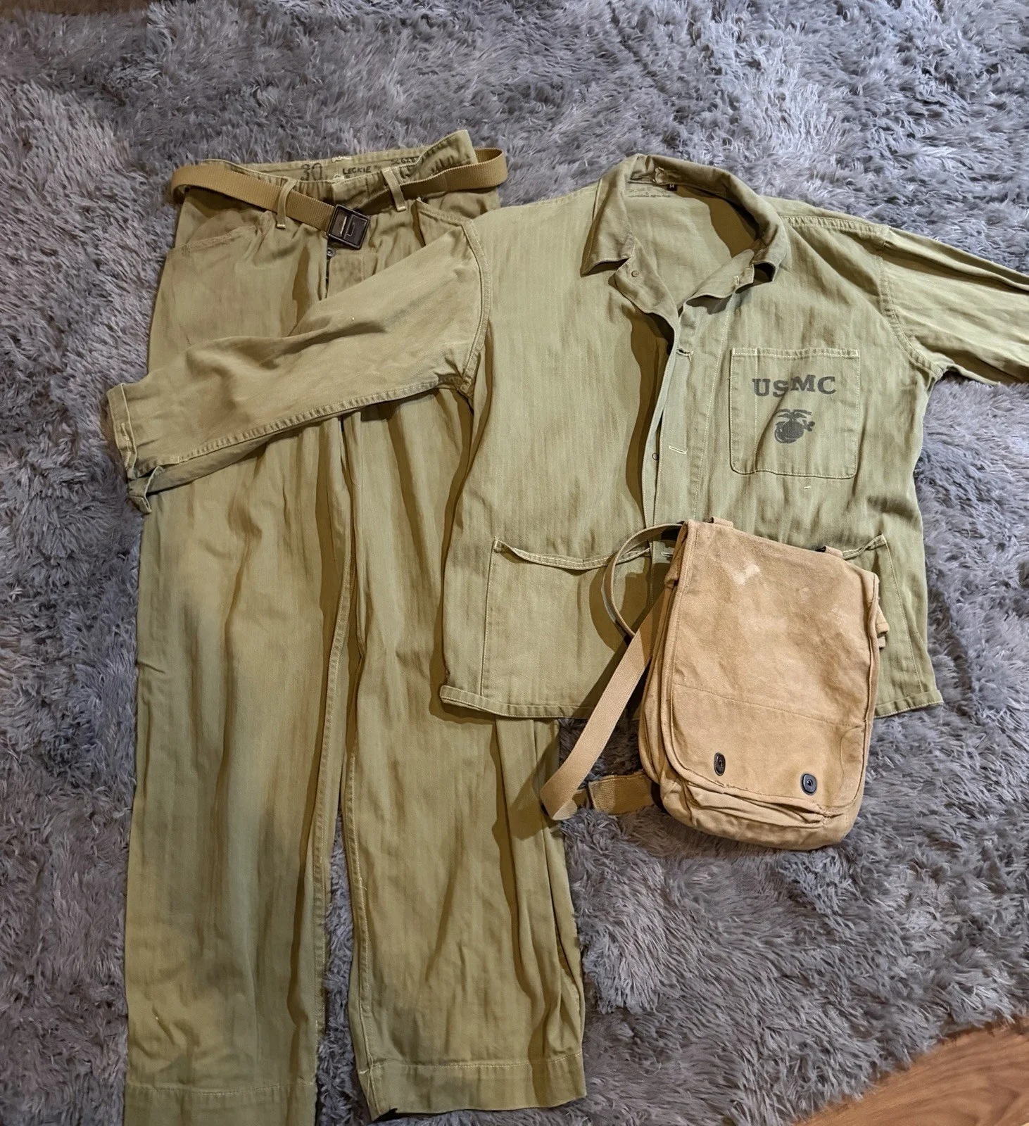 HBO The pacific Main Character Prop Uniform ! LECKIE, image 3