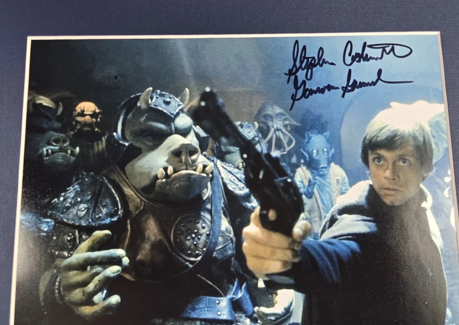 Stephen Costantino Gamorrean Guard Signed Photo Framed 11x14 Display BECKETT, image 2
