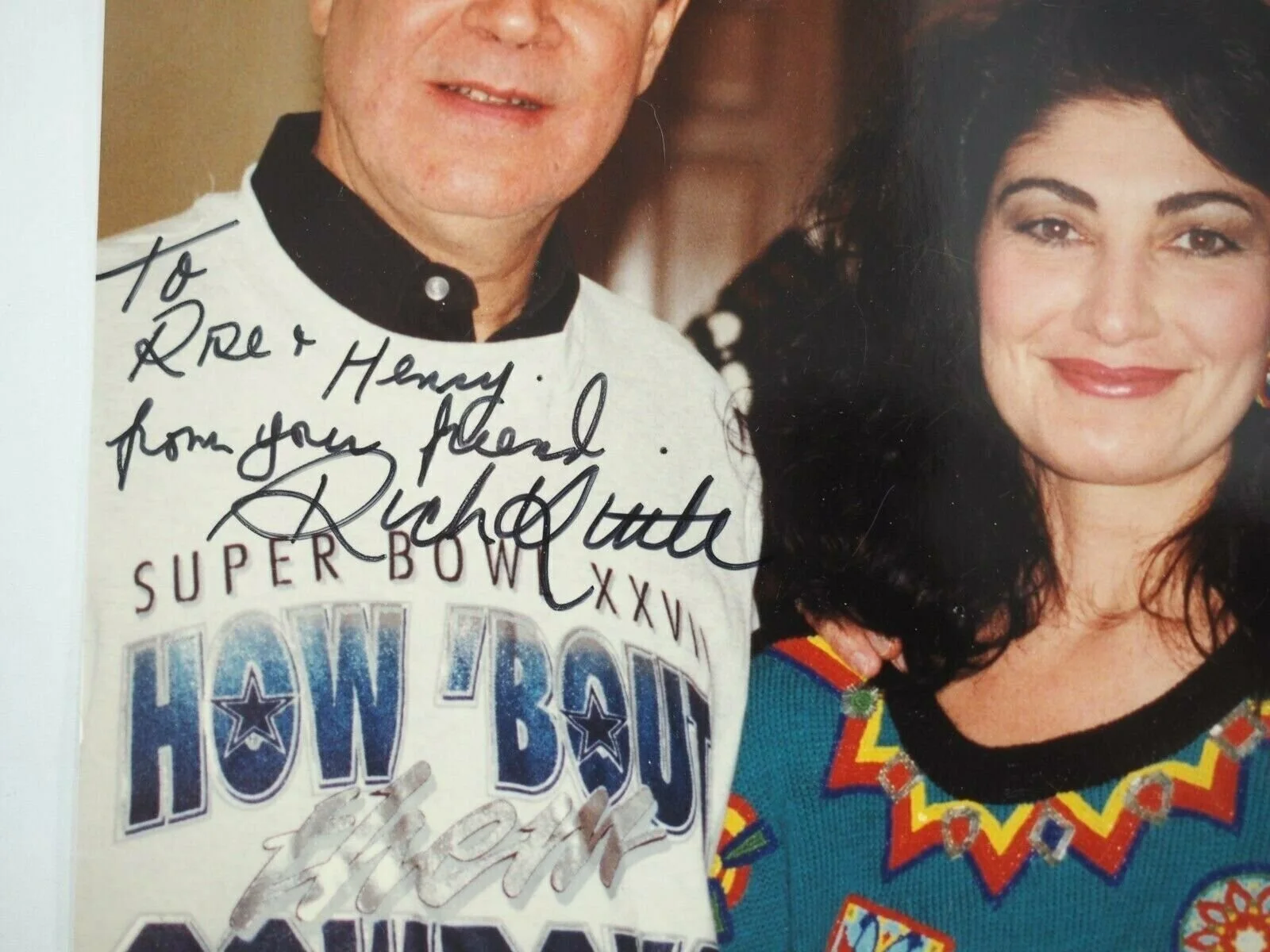 Rich Little — Rich Little Hand Signed Autograph to Debbie Reynolds Casino Manager 5"x 7", изображение 4
