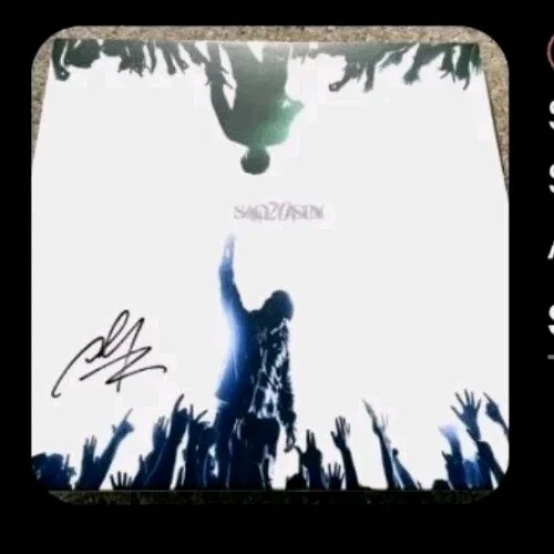 SAOSIN Anthony Green SIGNED Vinyl JSA COA Live At Garden Amphitheater, image 2