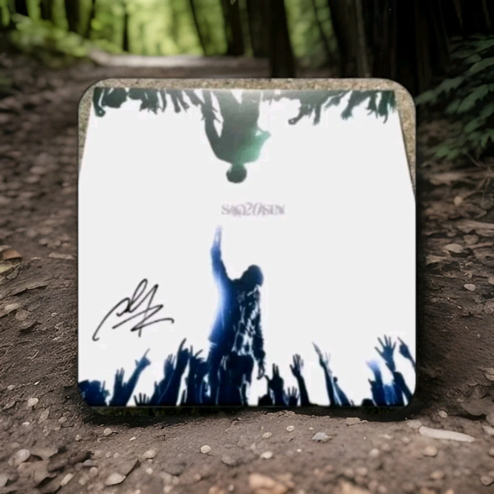 SAOSIN Anthony Green SIGNED Vinyl JSA COA Live At Garden Amphitheater, image 3