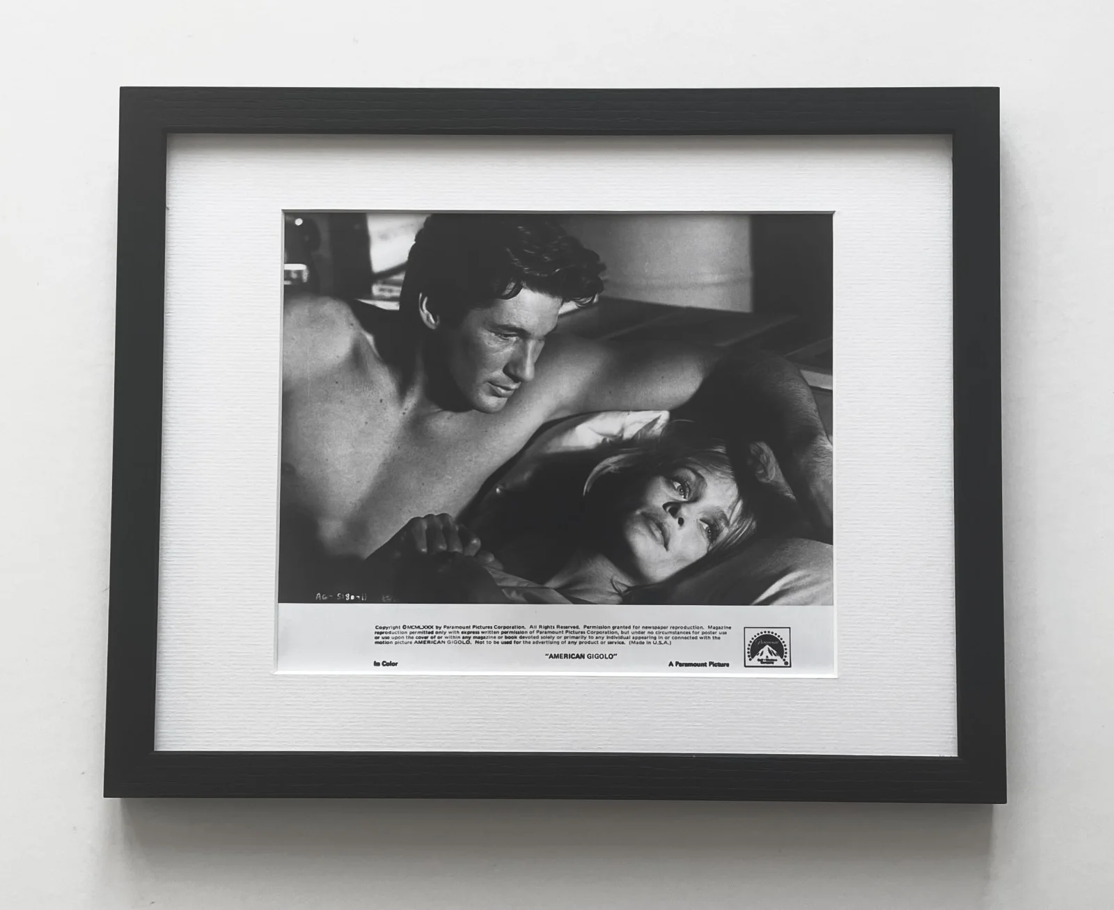 American Gigolo Photo Original 8X10 Inch B&W Press Publicity Still, image 2