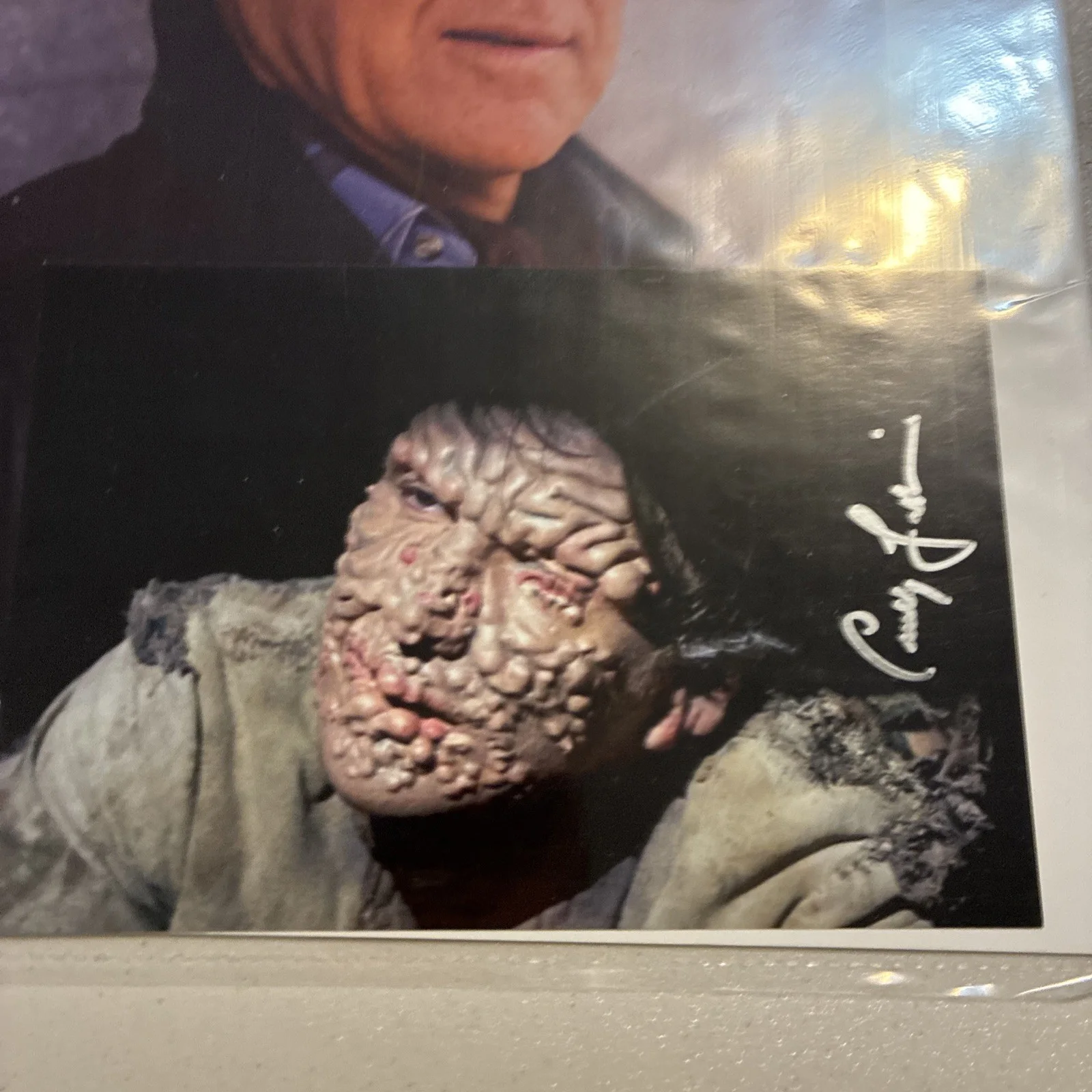 Actor Anthony Zerbe Signed 4x6 Photo Plus 8x10 RP Photo Star Trek The Matrix, image 2