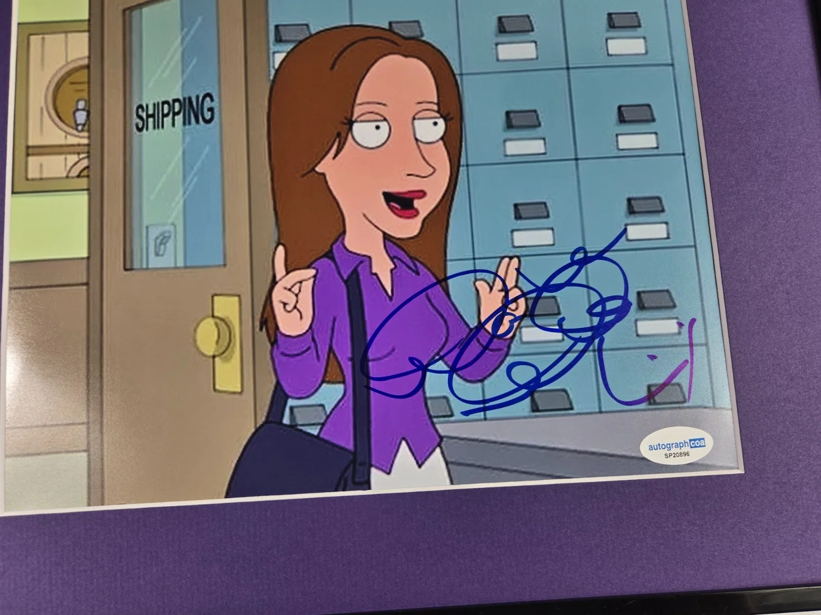 Marlee Matlin Signed Photo Framed 11x14 Display ACOA Family Guy, изображение 2