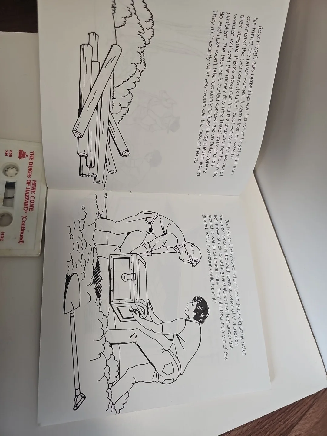 John Schneider & Tom Wopat, Bo & Luke, Kid Stuff Book w/CD Tape, w/Photos NICE, изображение 5